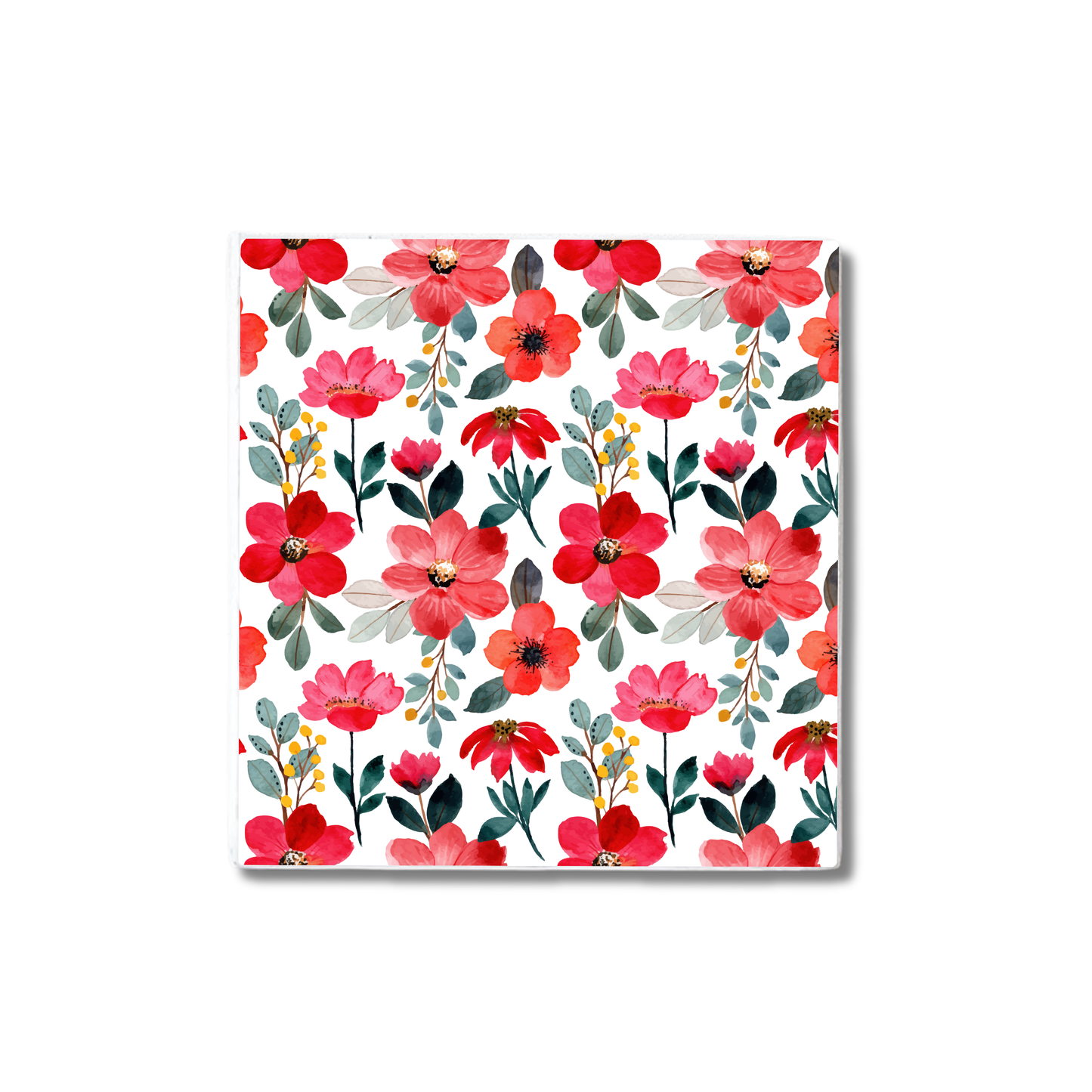 Peach Bloom | Ceramic Coaster