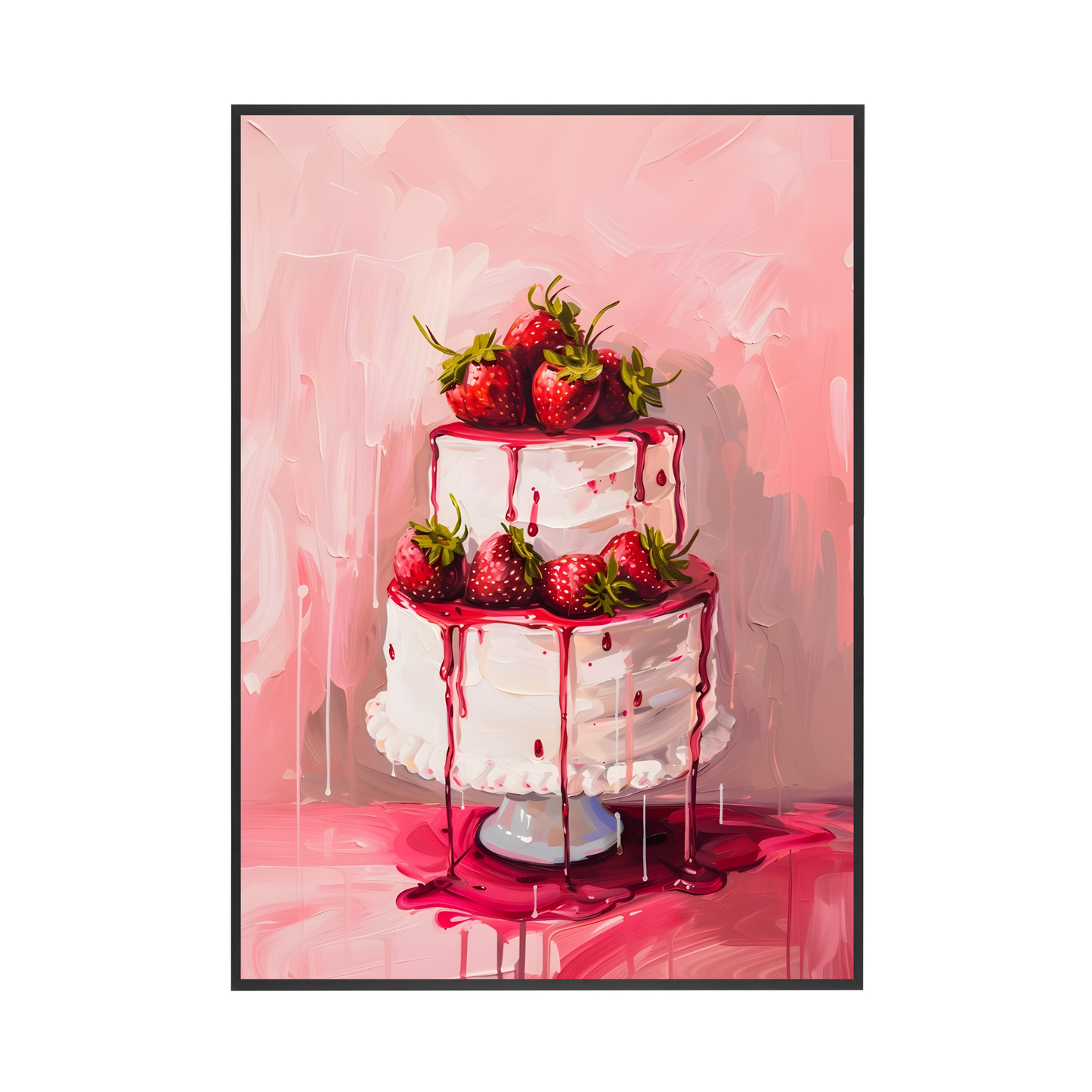 Blush Cascade | Wall Print