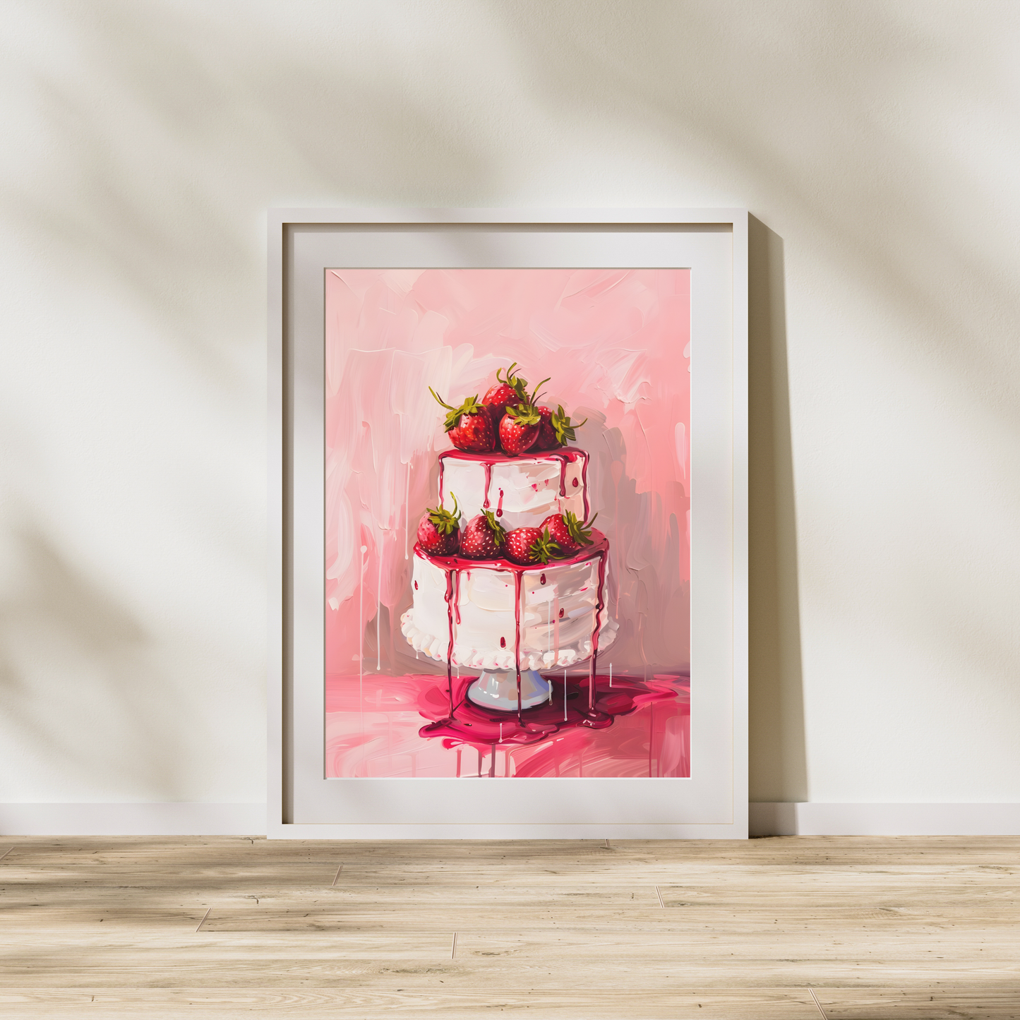 Blush Cascade | Wall Print