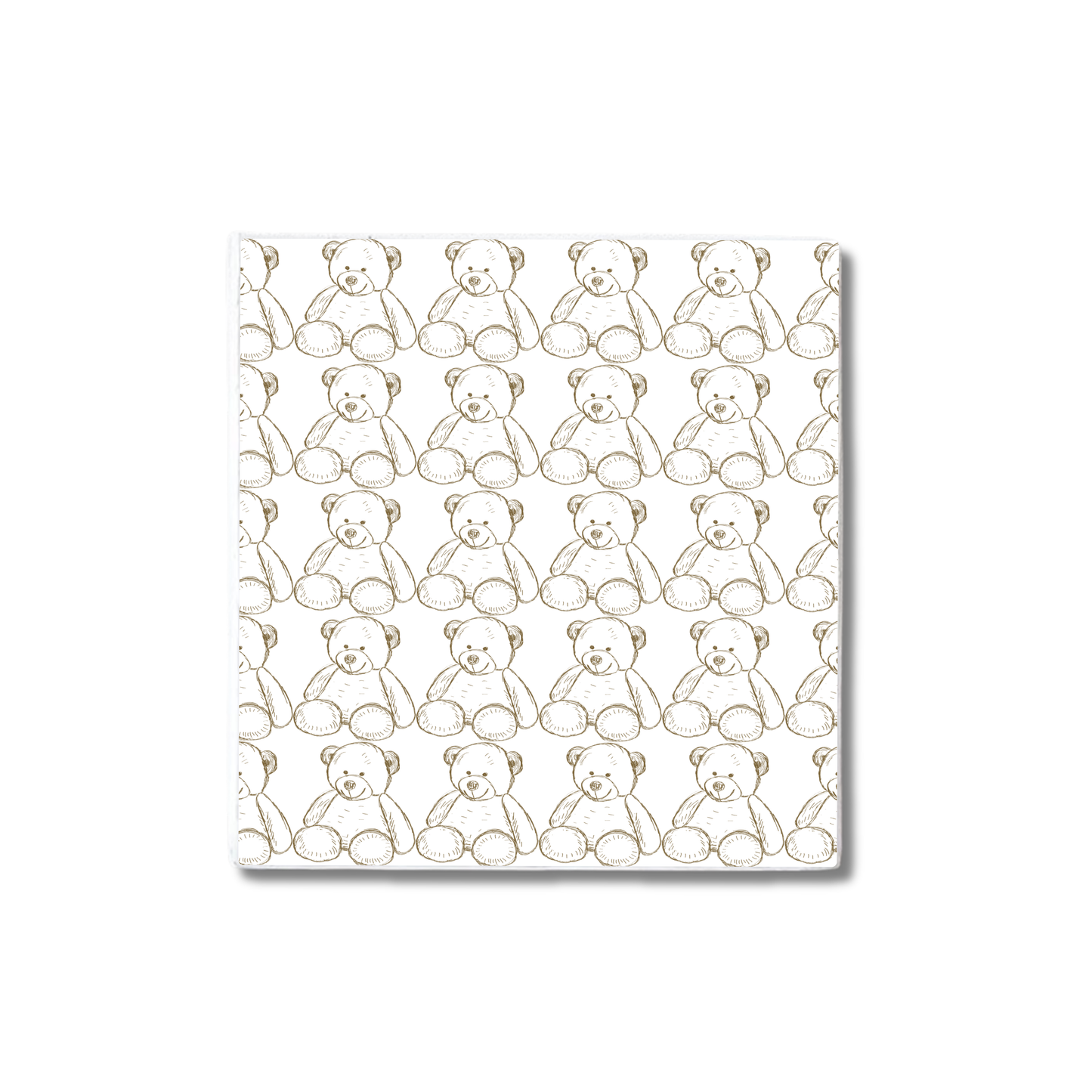 Snuggly Teddy | Ceramic Coaster