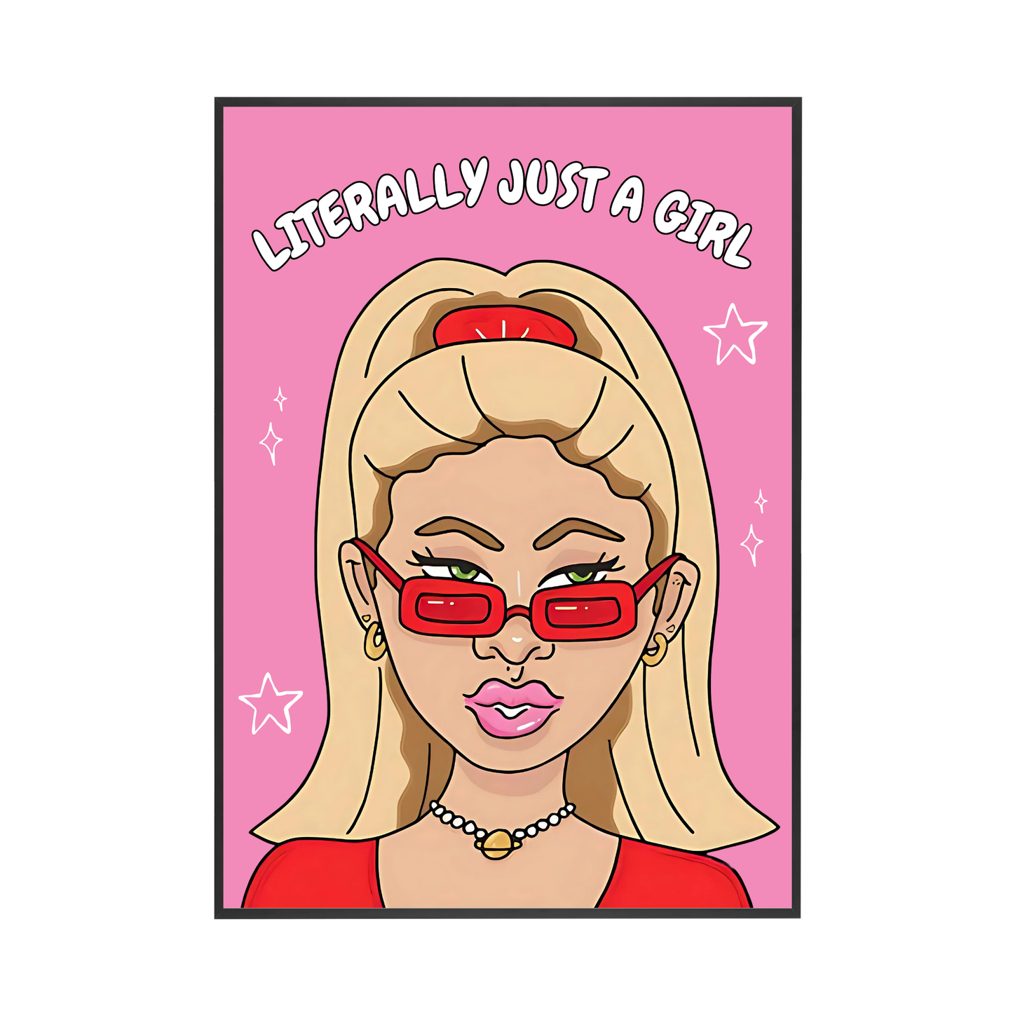 Just A Girl | Wall Print