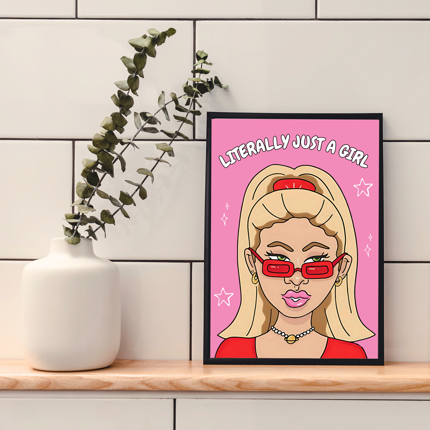 Just A Girl | Wall Print