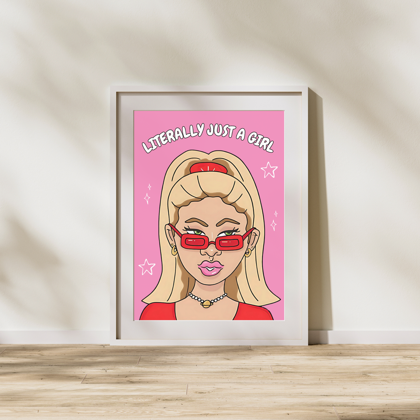 Just A Girl | Wall Print