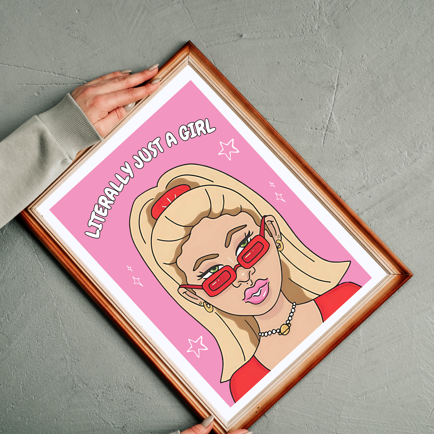 Just A Girl | Wall Print