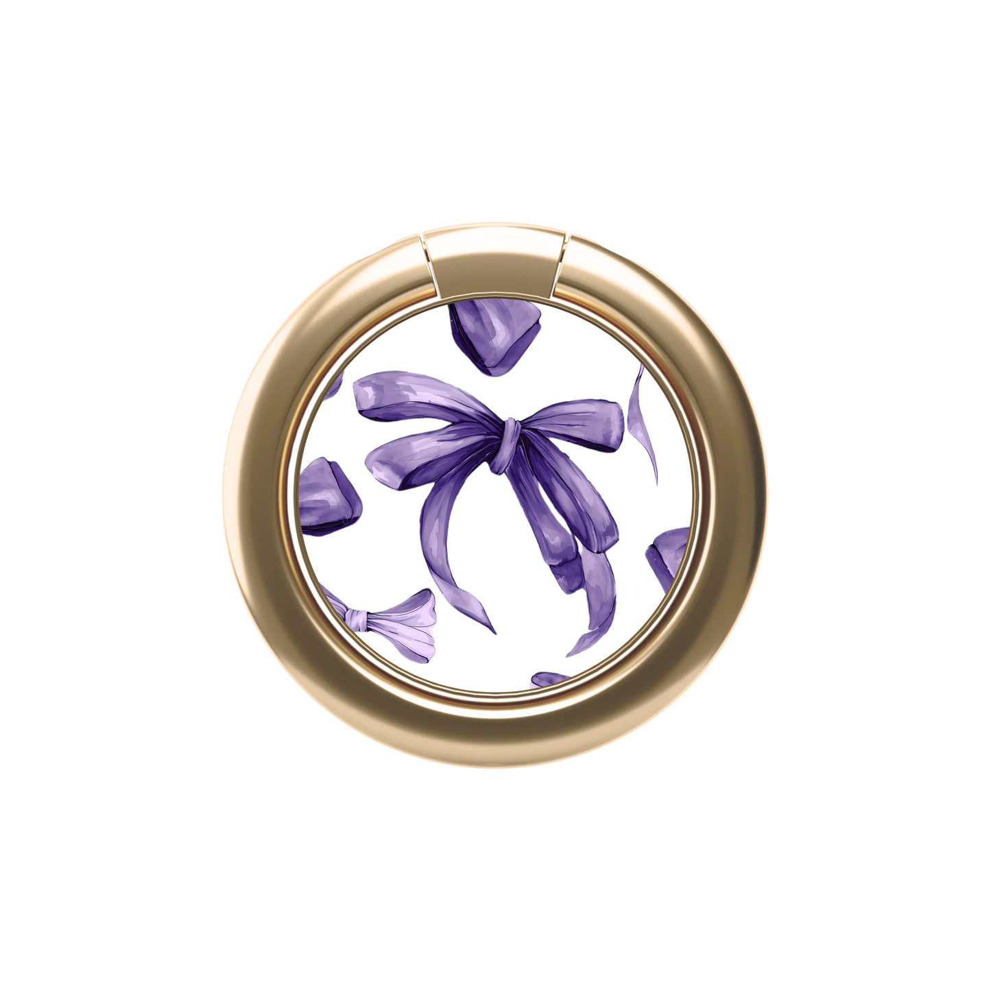 Purple Bows | Ring Holder