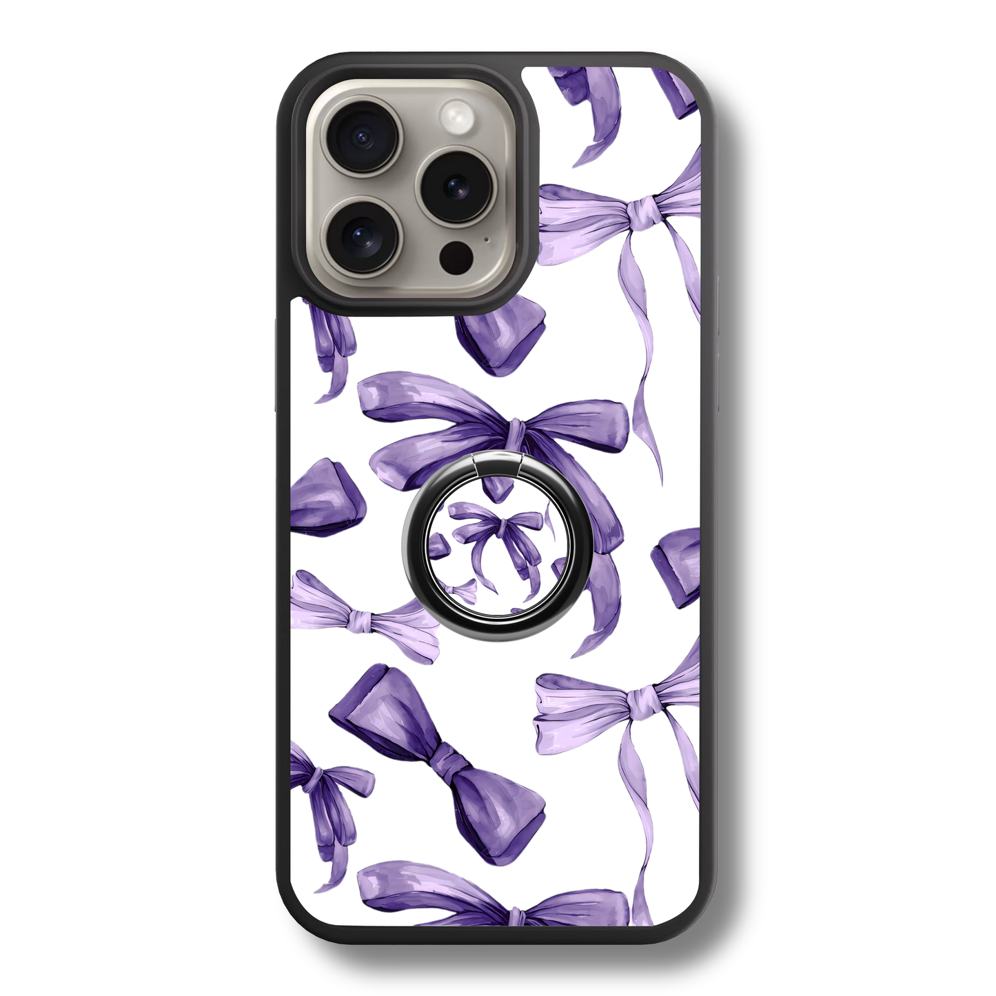 Purple Bows | Ring Holder