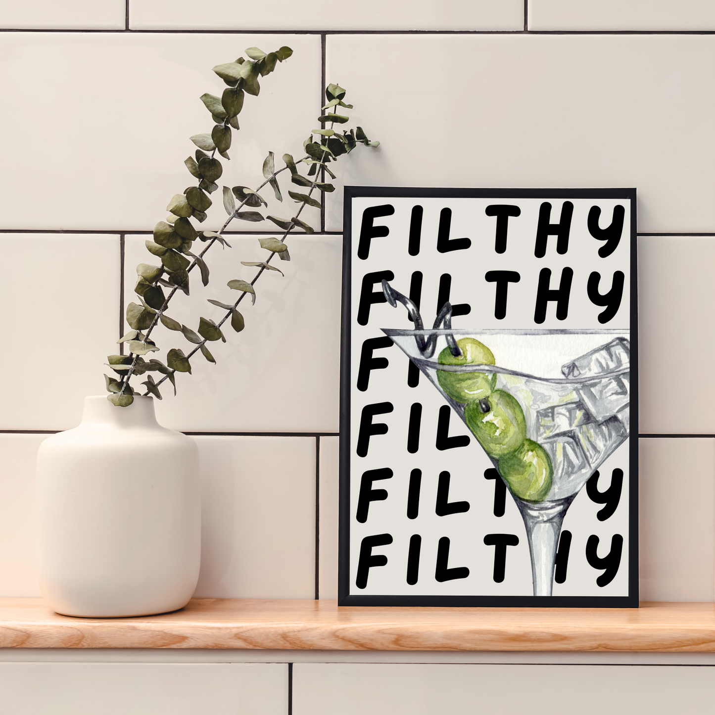 Filthy Martini | Wall Print
