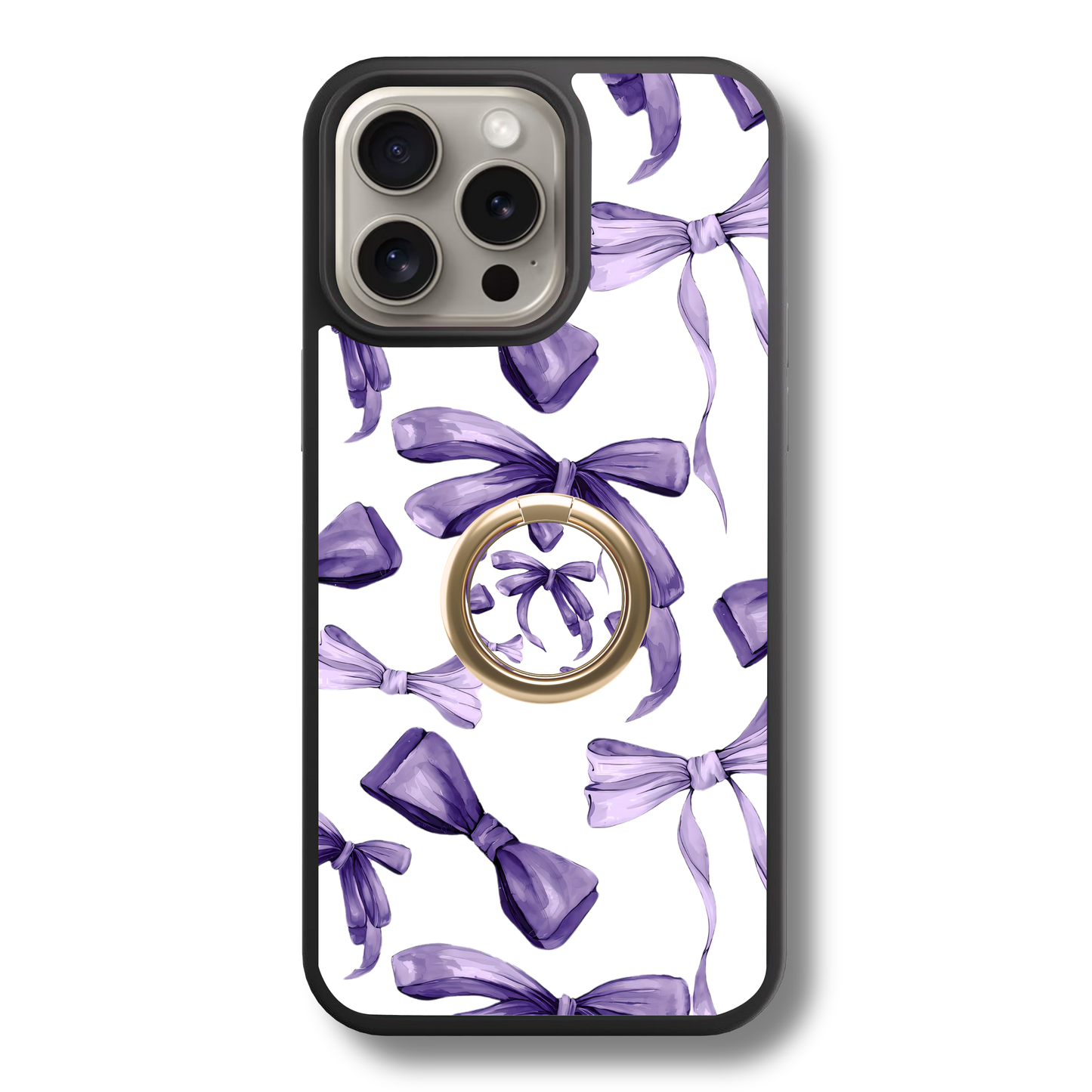 Purple Bows | Ring Holder