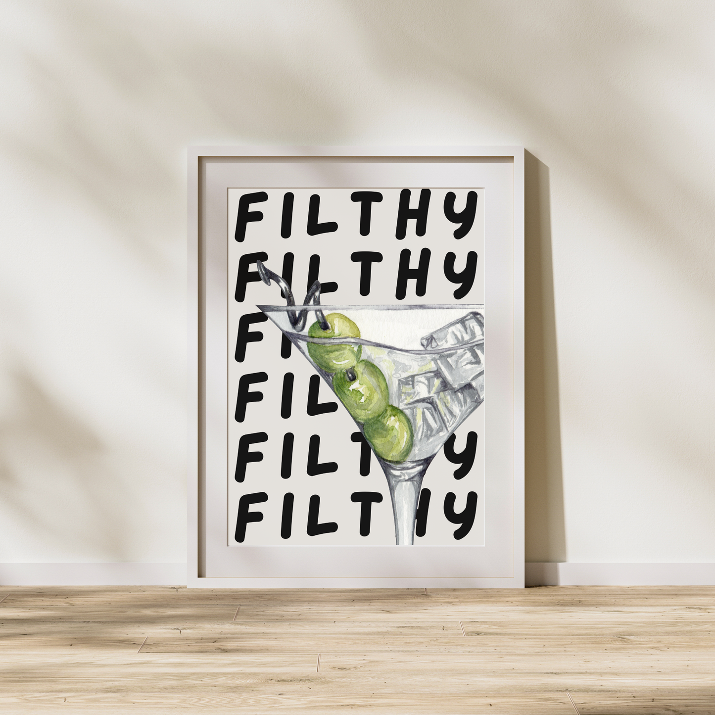 Filthy Martini | Wall Print