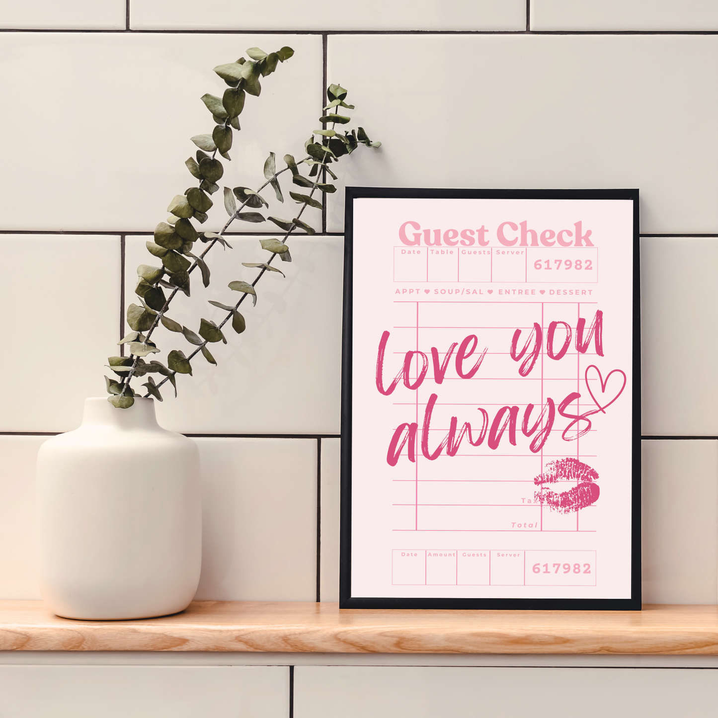 Love You Always | Wall Print