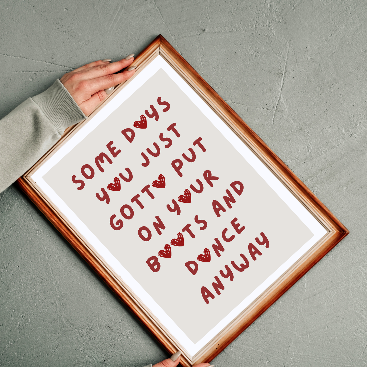 Some Days | Wall Print
