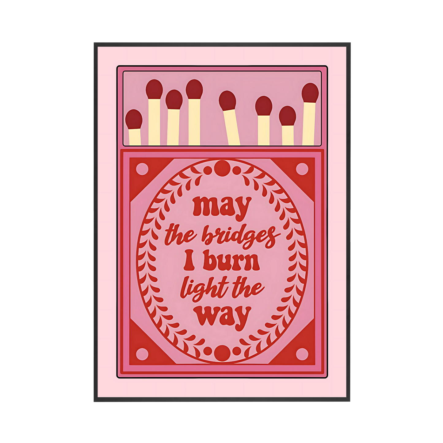 Burn Bridges | Wall Print