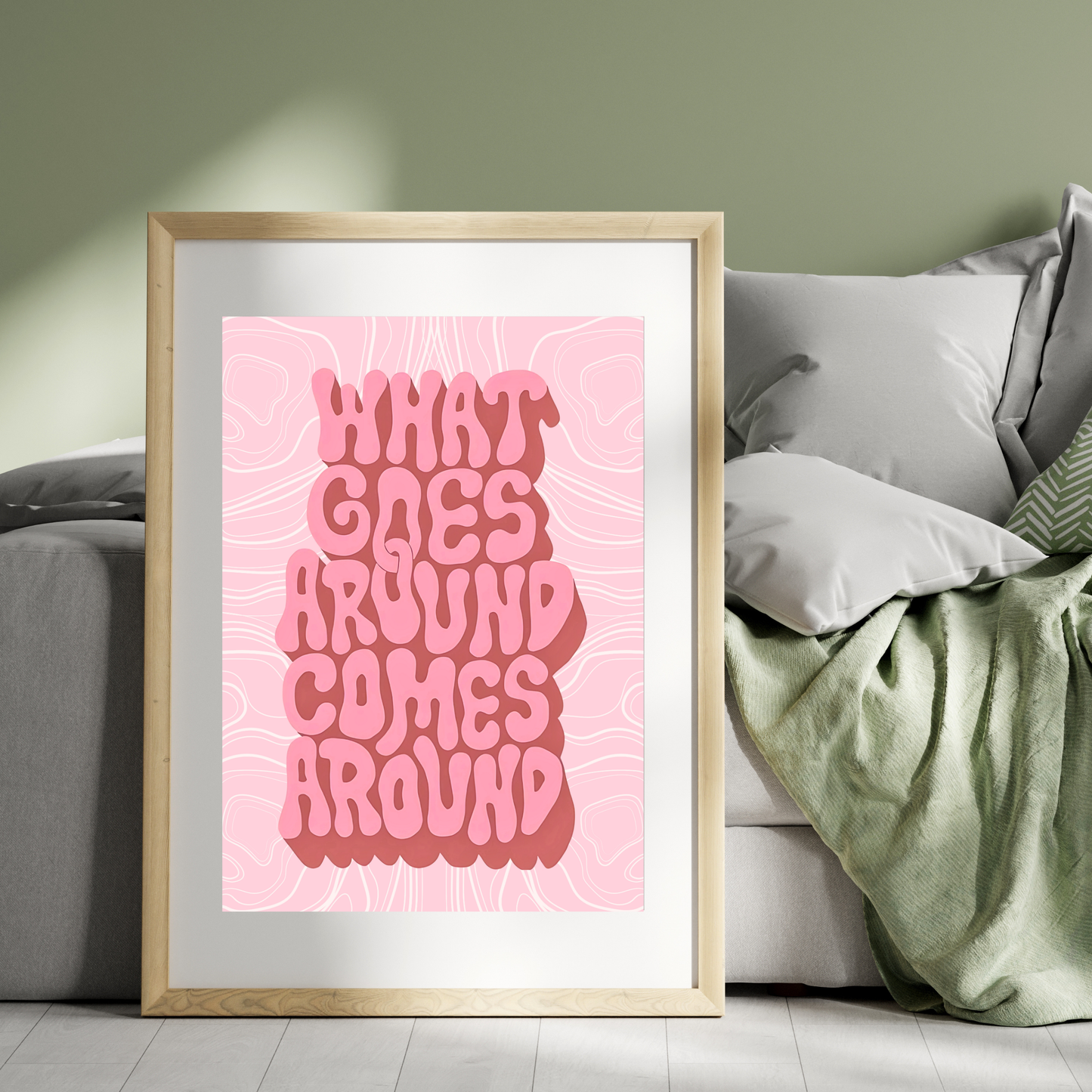 What Goes Around | Wall Print