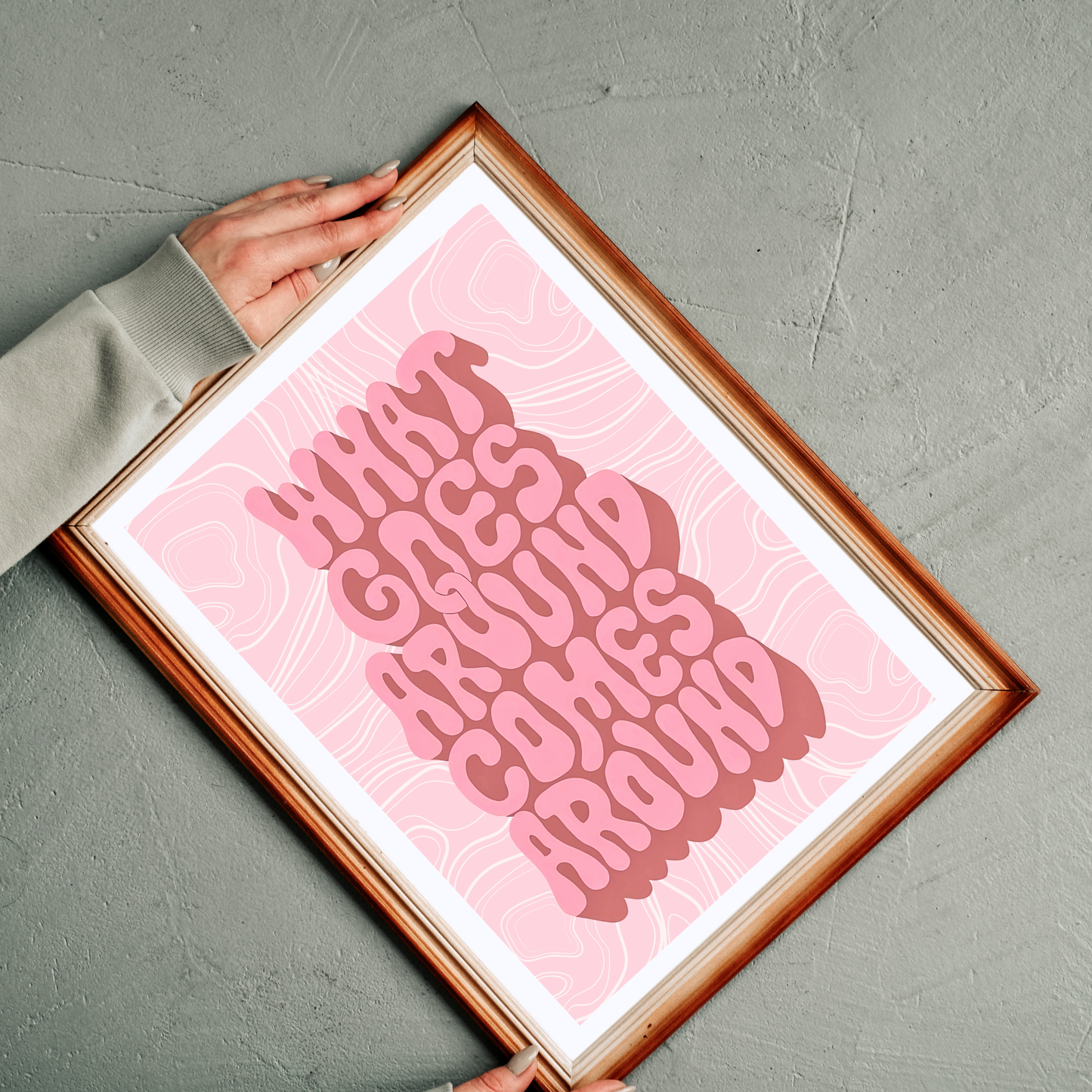 What Goes Around | Wall Print