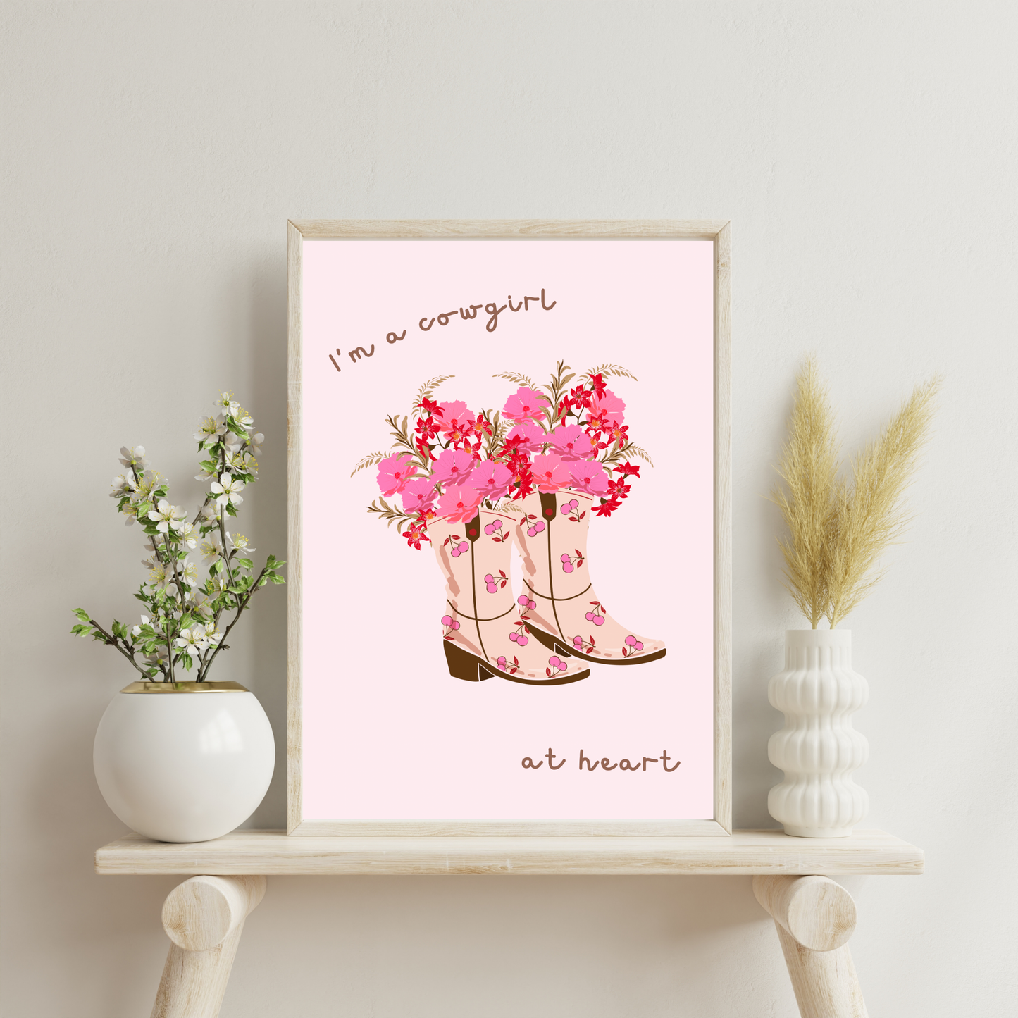 Cowgirl At Heart | Wall Print