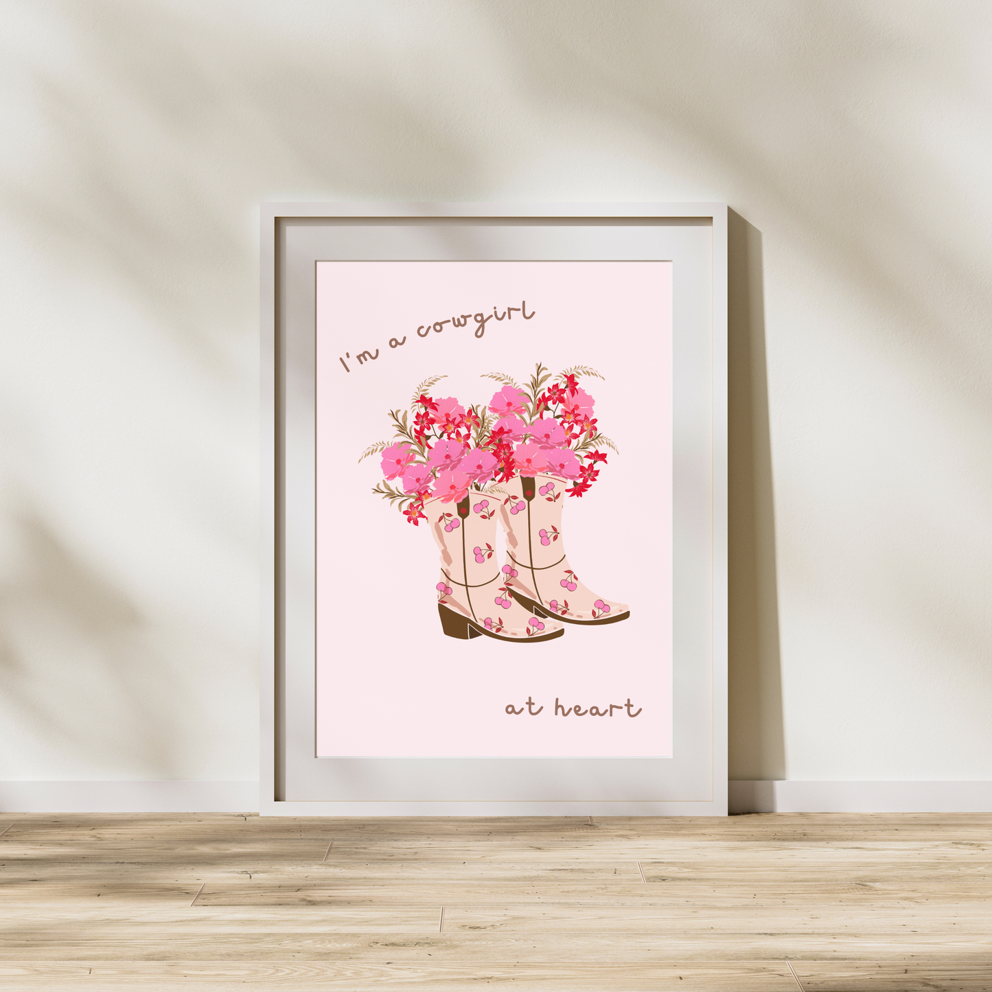 Cowgirl At Heart | Wall Print