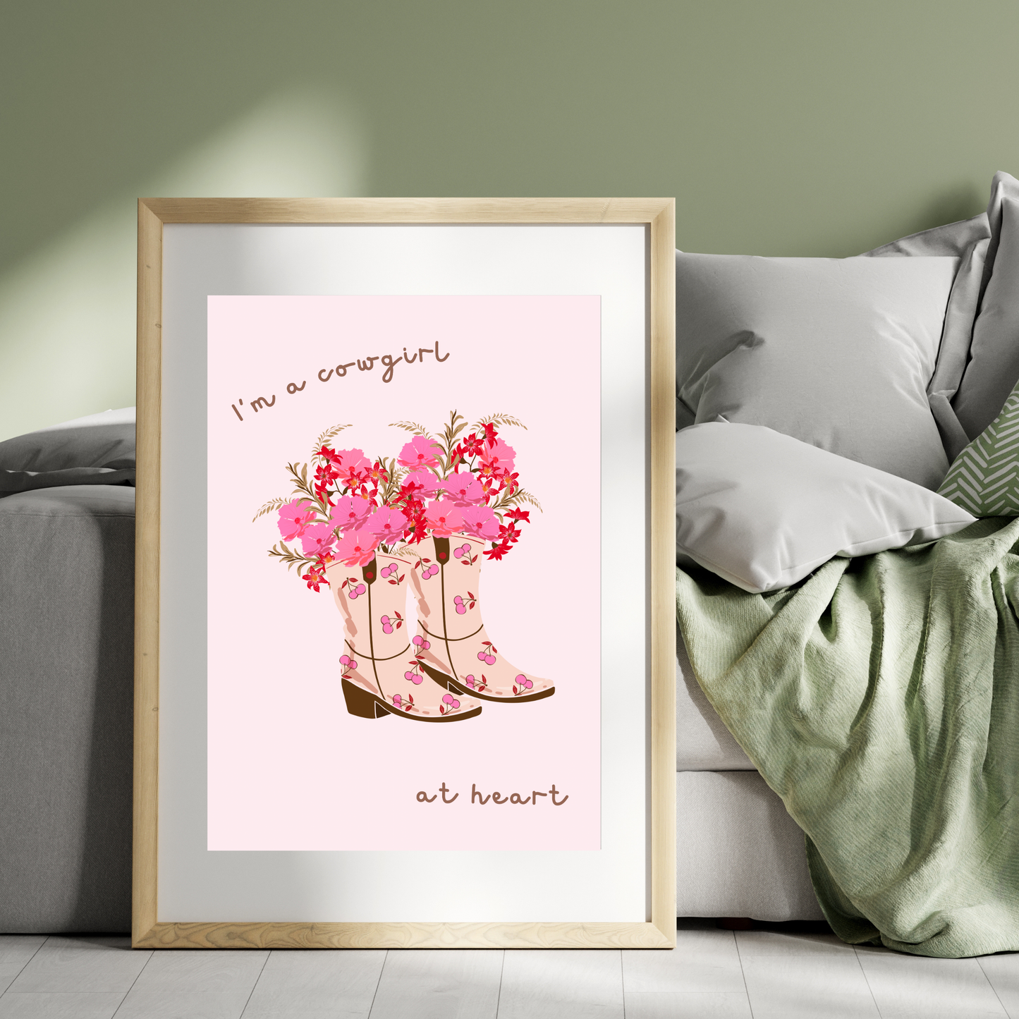 Cowgirl At Heart | Wall Print