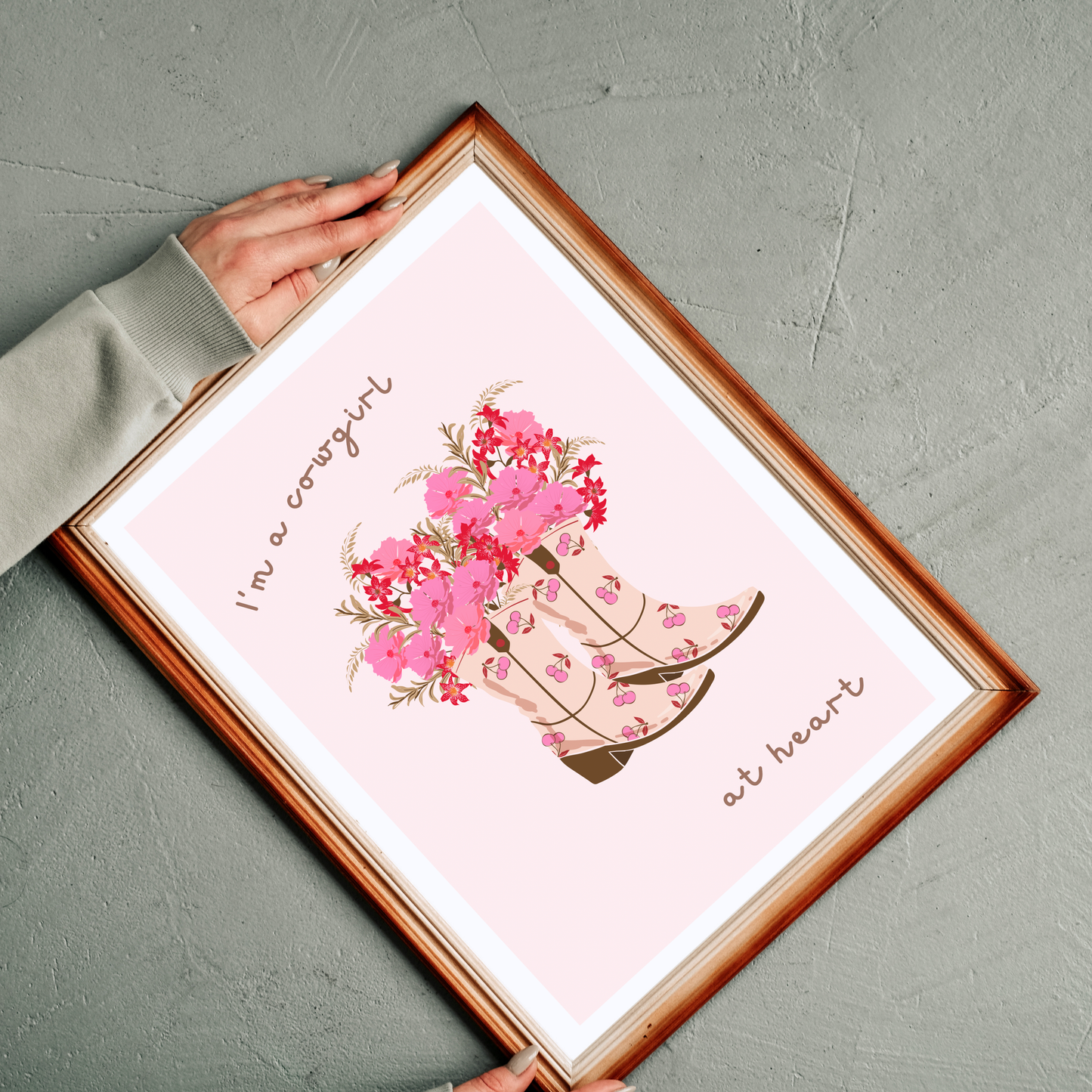 Cowgirl At Heart | Wall Print
