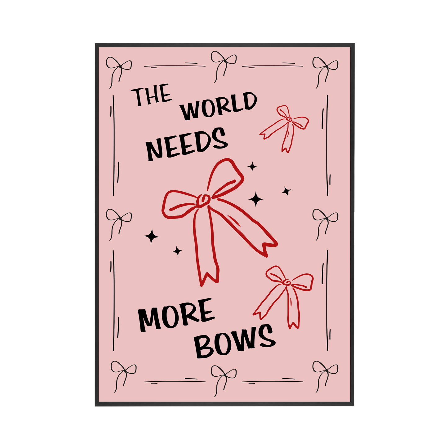 More Bows | Wall Print