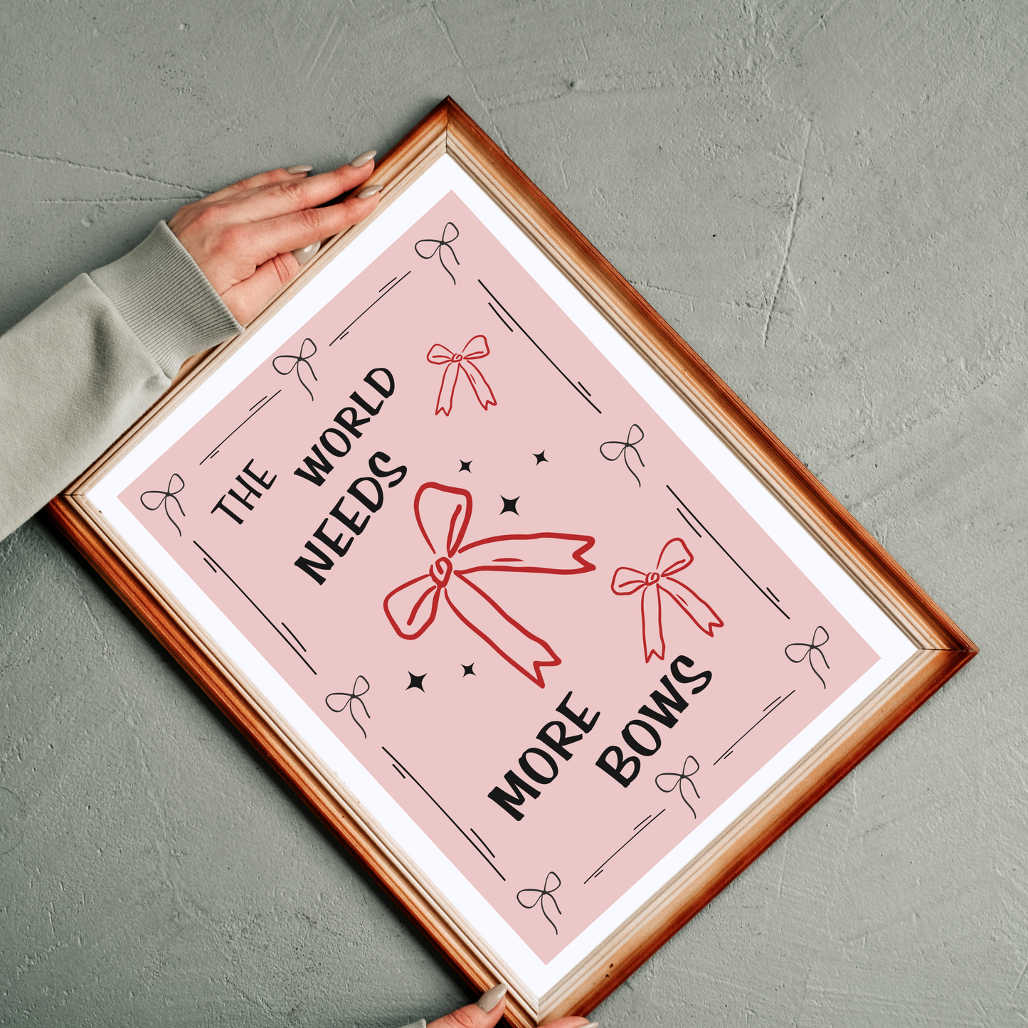 More Bows | Wall Print