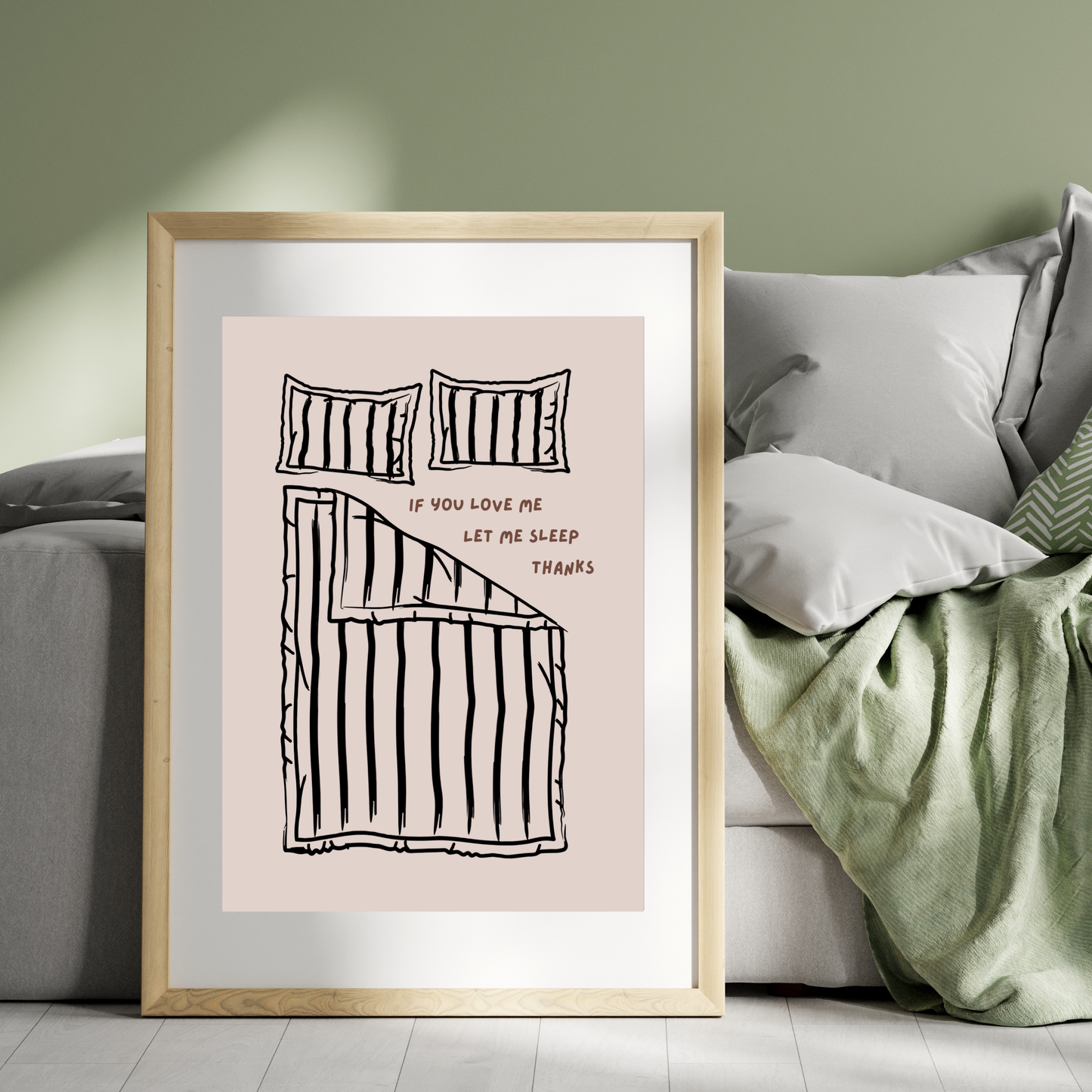 Let Me Sleep | Wall Print