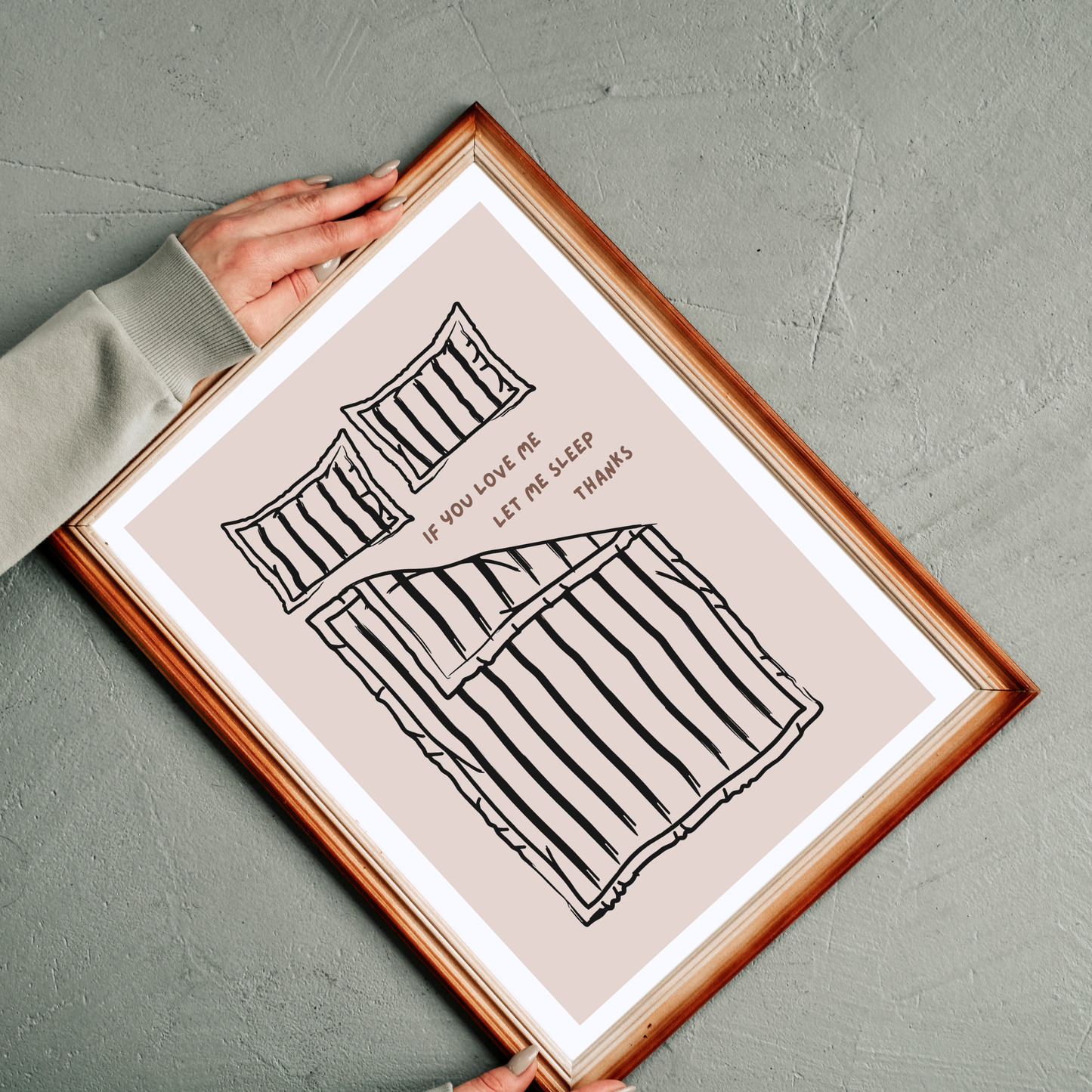 Let Me Sleep | Wall Print