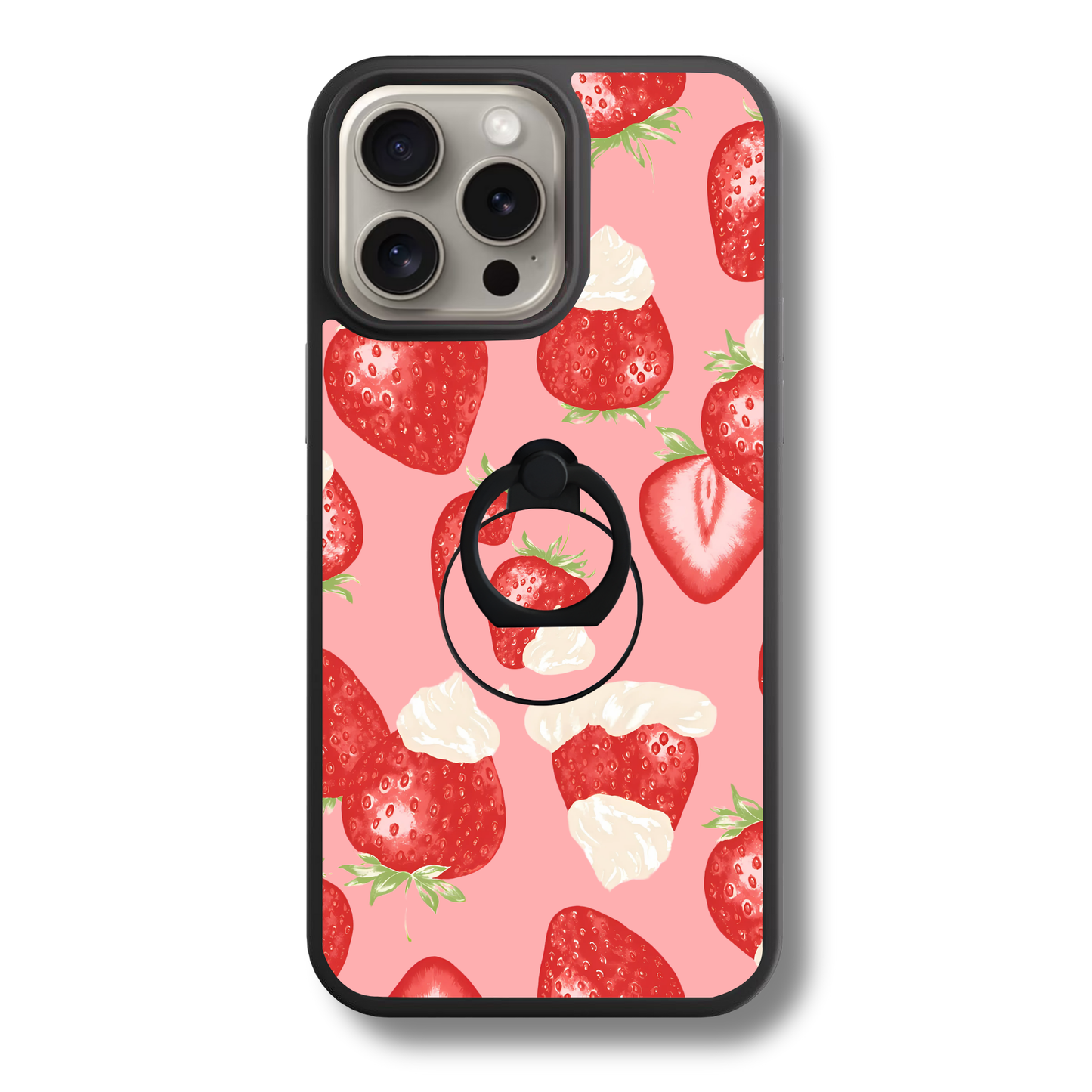 Strawberries and Cream | Adhesive Ring Holder