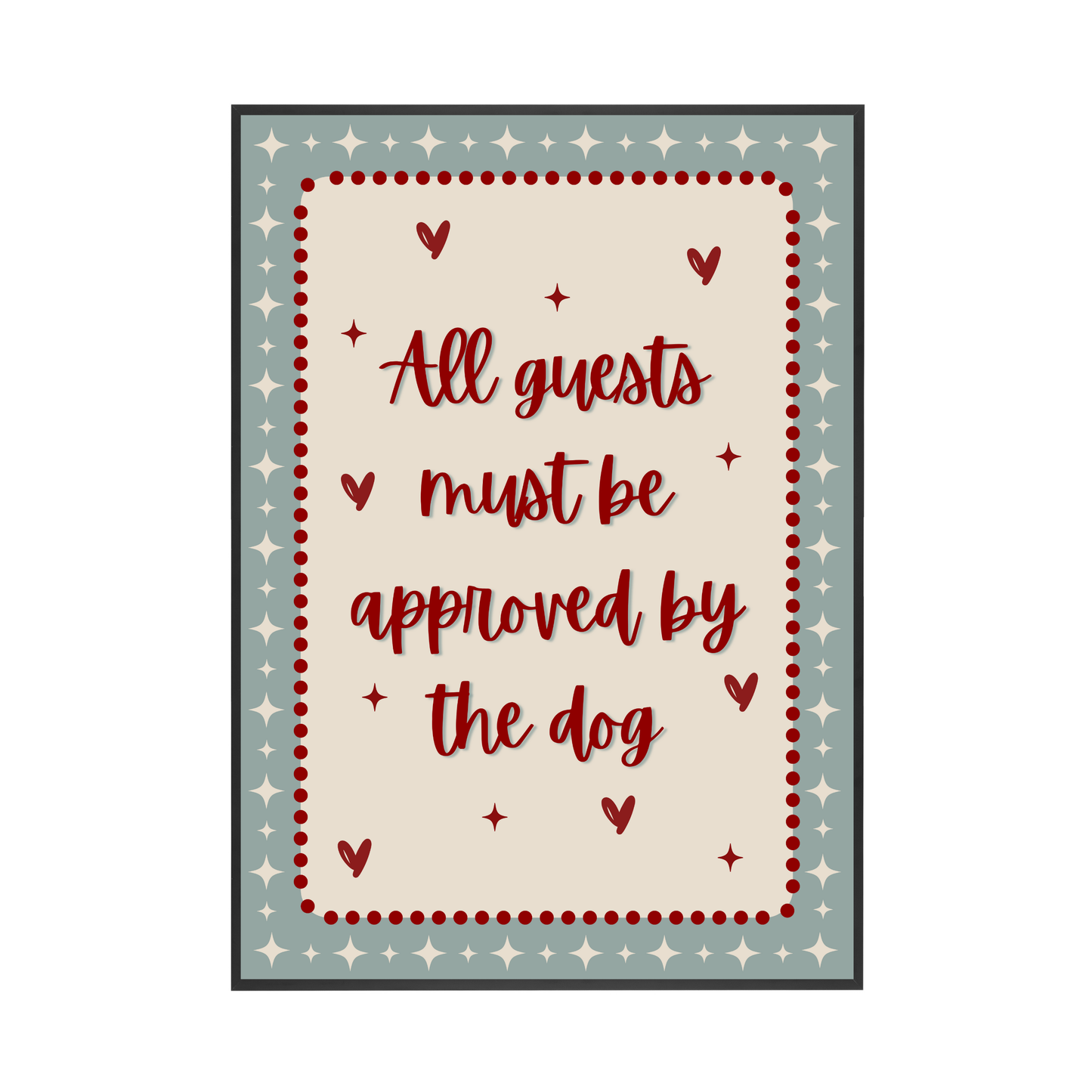 Dogs Approval | Wall Print