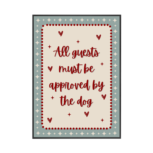 Dogs Approval | Wall Print