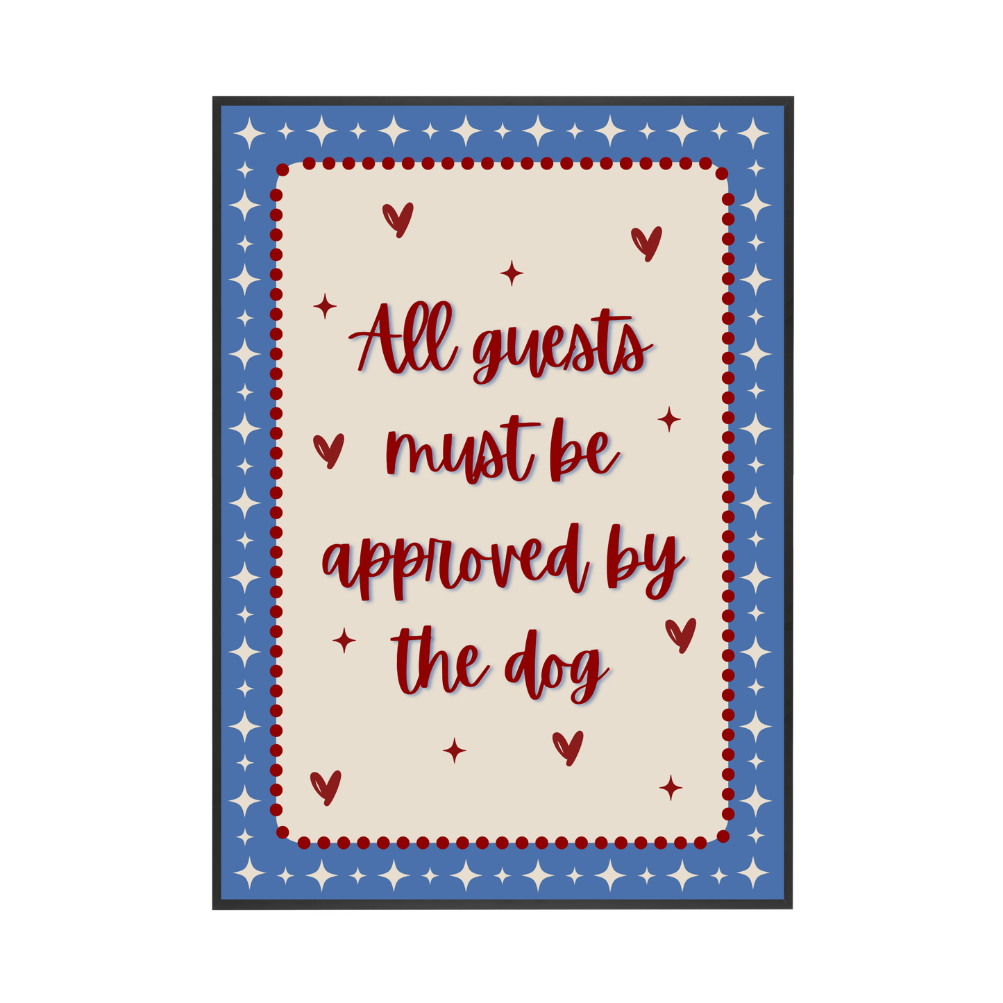 Dogs Approval | Wall Print