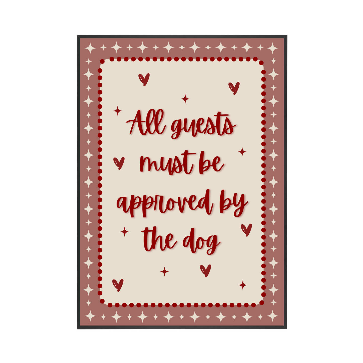 Dogs Approval | Wall Print