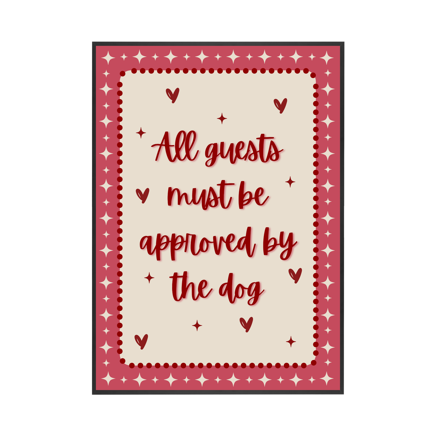 Dogs Approval | Wall Print