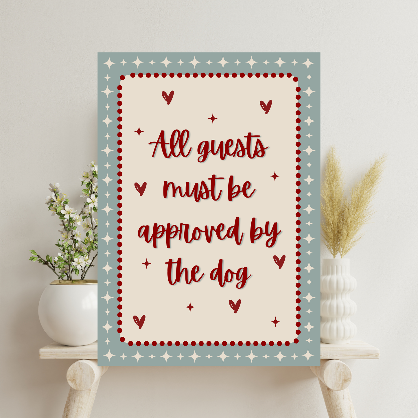 Dogs Approval | Wall Print