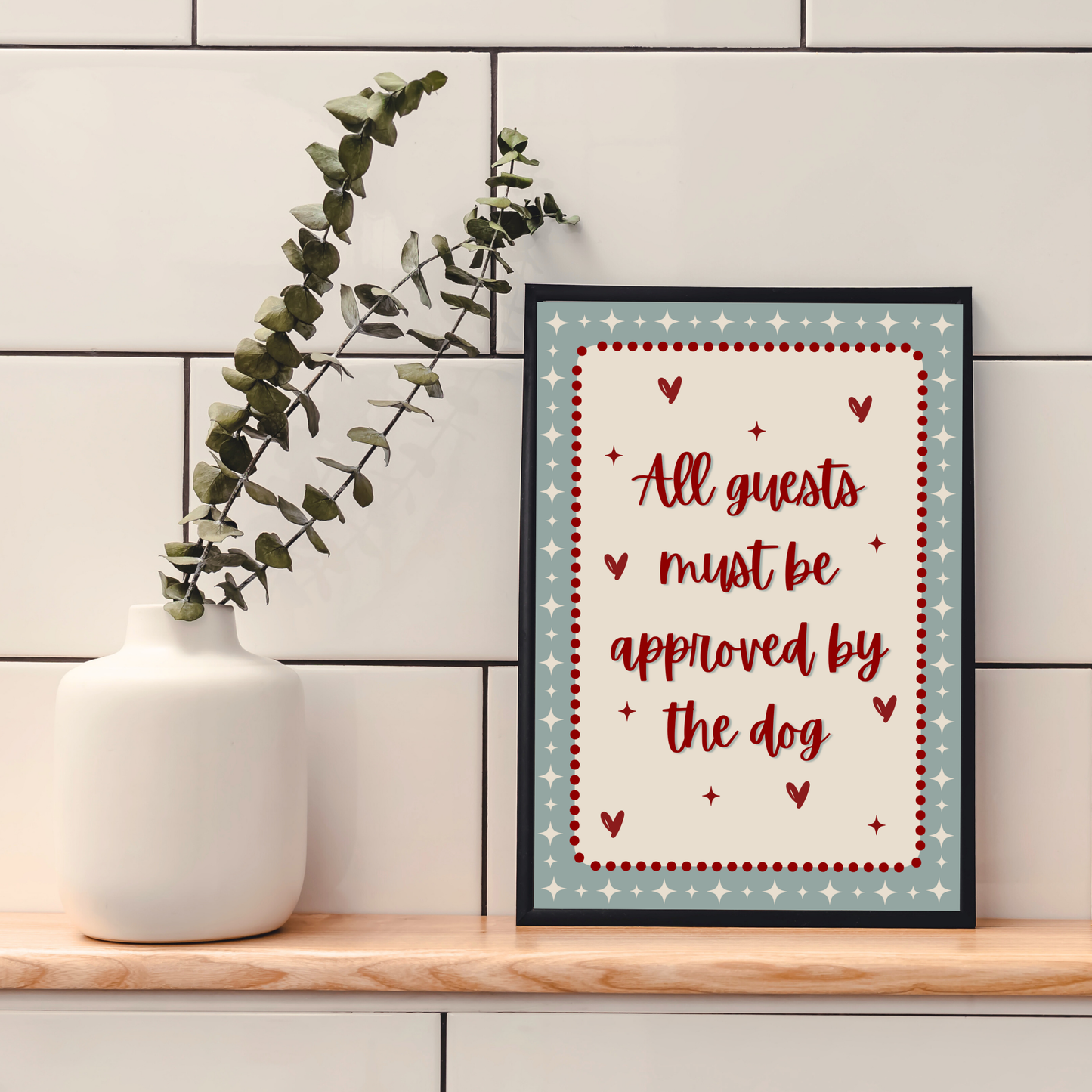 Dogs Approval | Wall Print