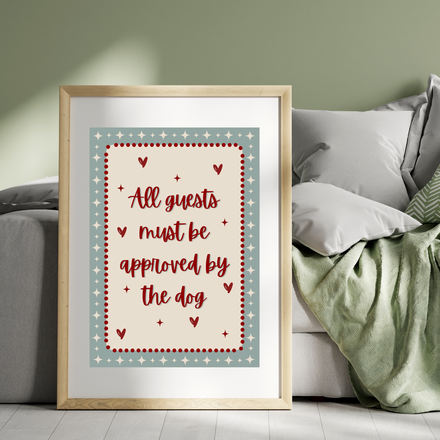 Dogs Approval | Wall Print