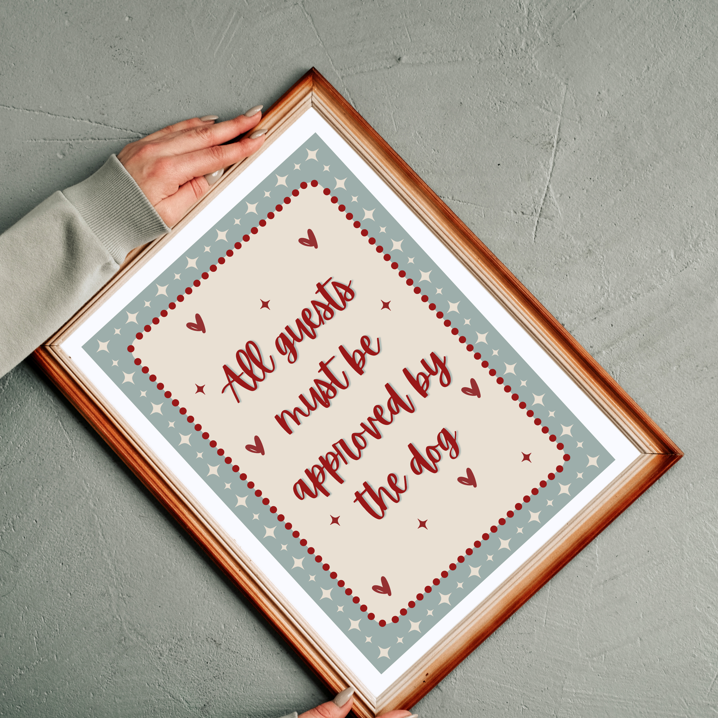 Dogs Approval | Wall Print