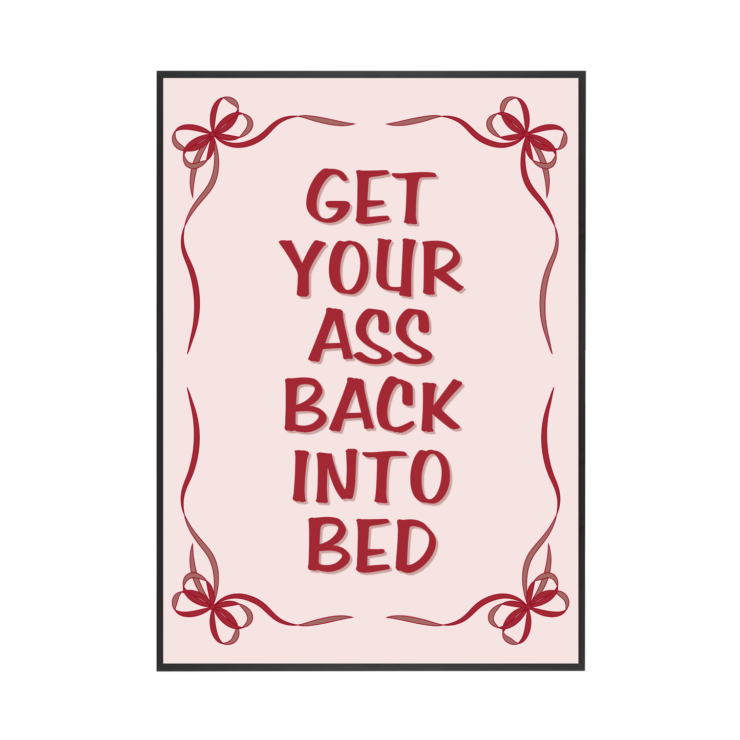 Back In Bed | Wall Print