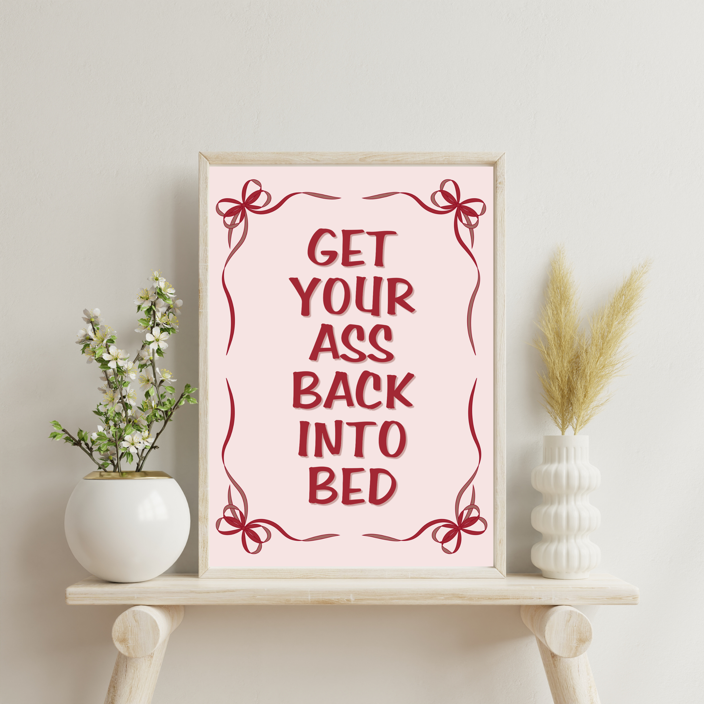 Back In Bed | Wall Print