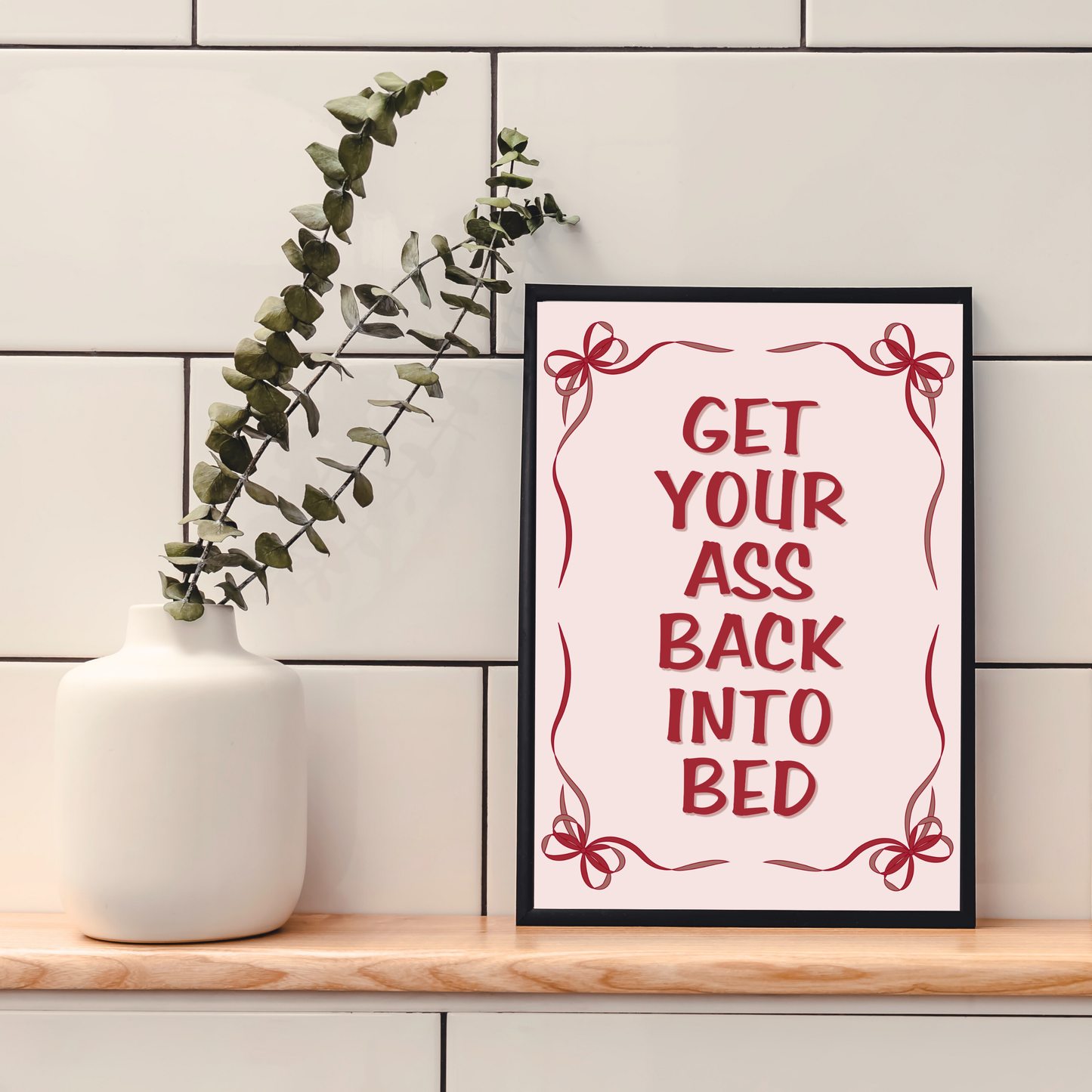 Back In Bed | Wall Print