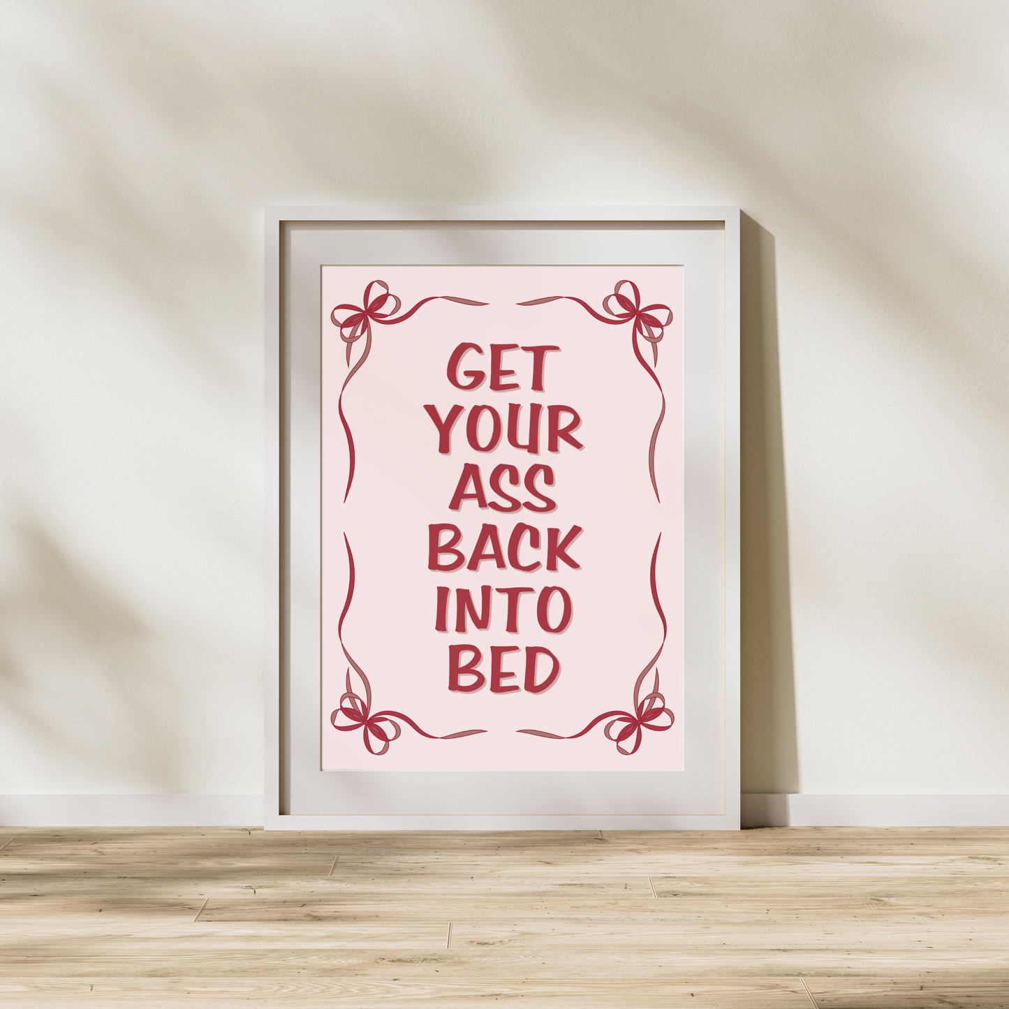 Back In Bed | Wall Print