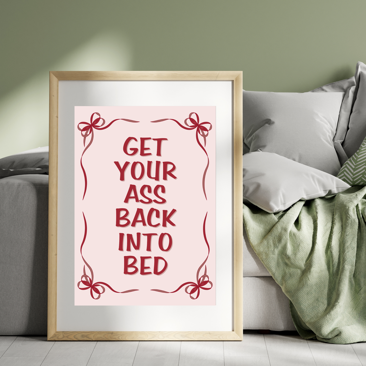 Back In Bed | Wall Print