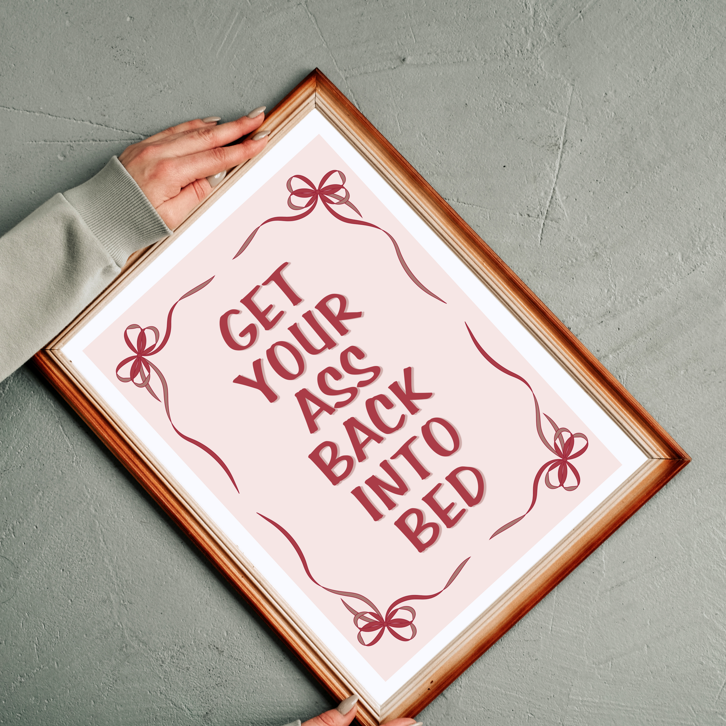 Back In Bed | Wall Print