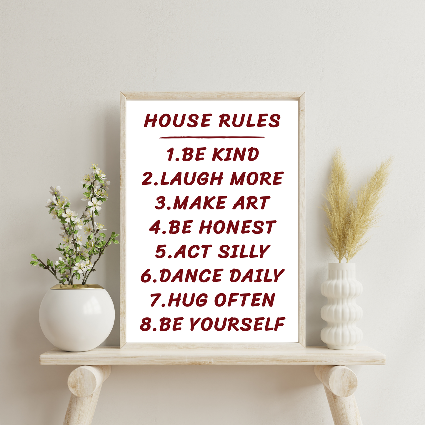 House Rules | Wall Print