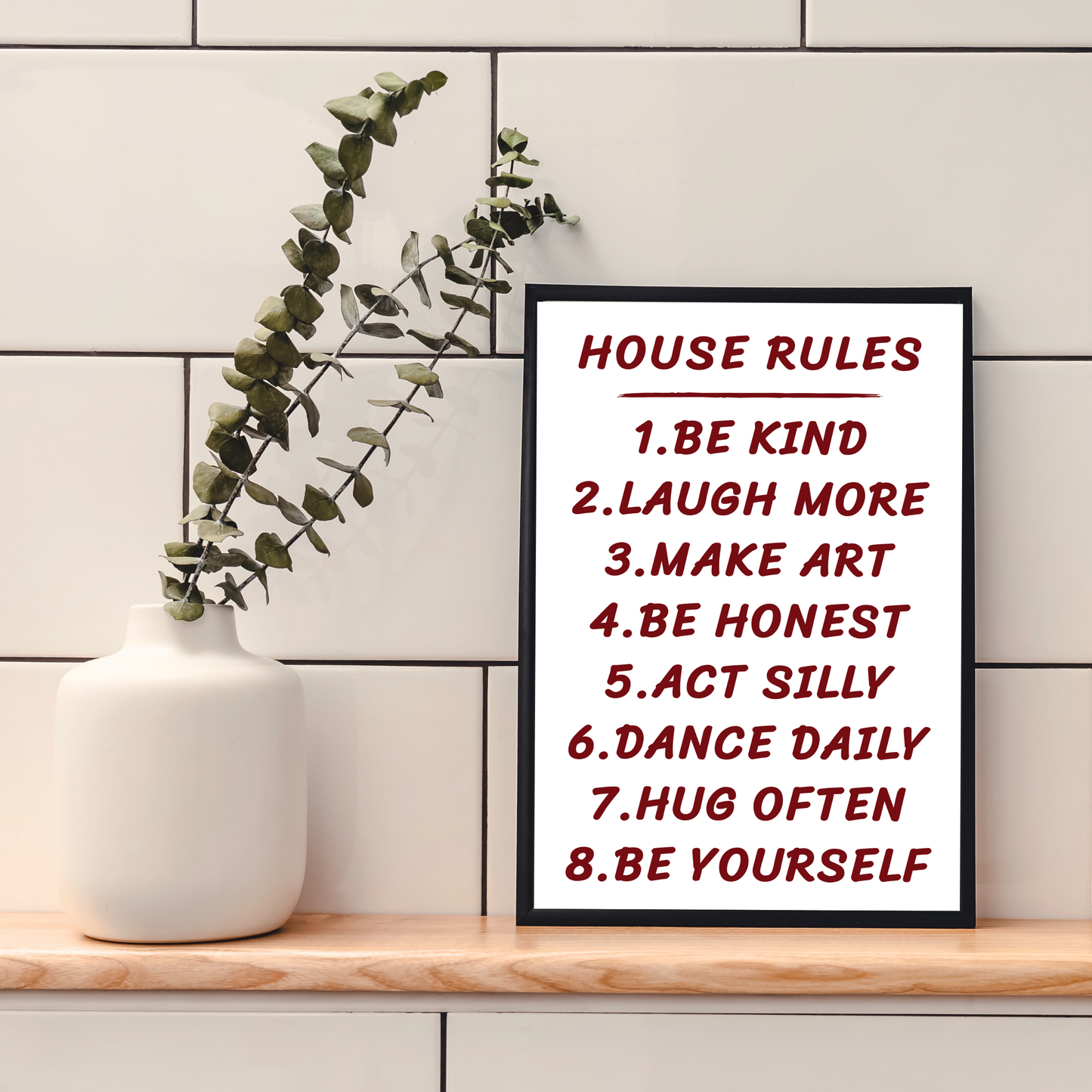 House Rules | Wall Print