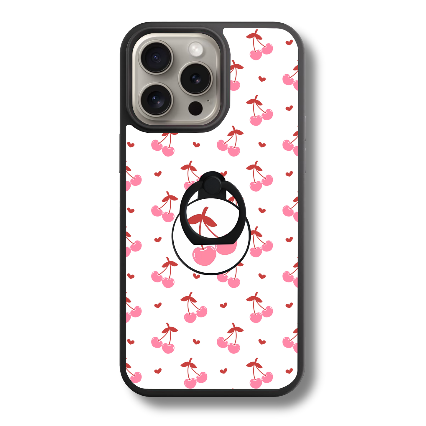 Subtle Cherries | Adhesive Ring Holder