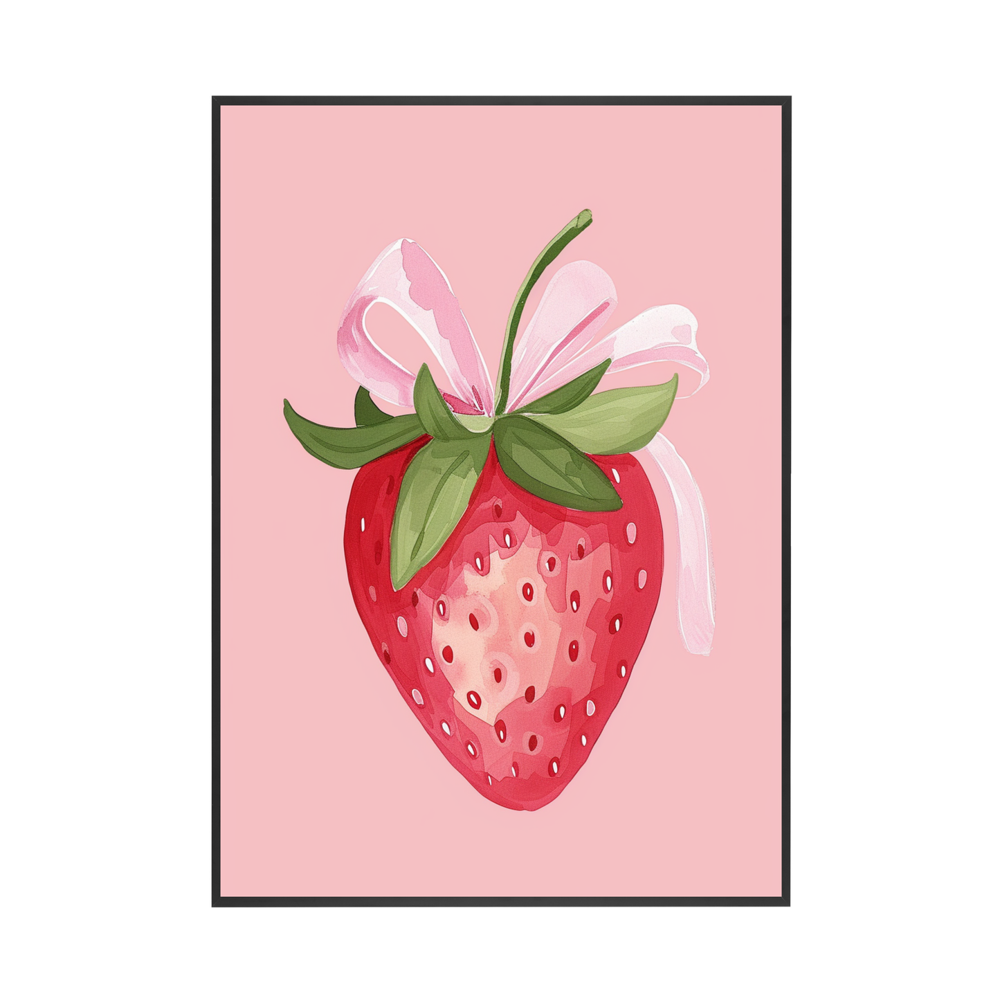 Coquette Strawberry | Wall Print