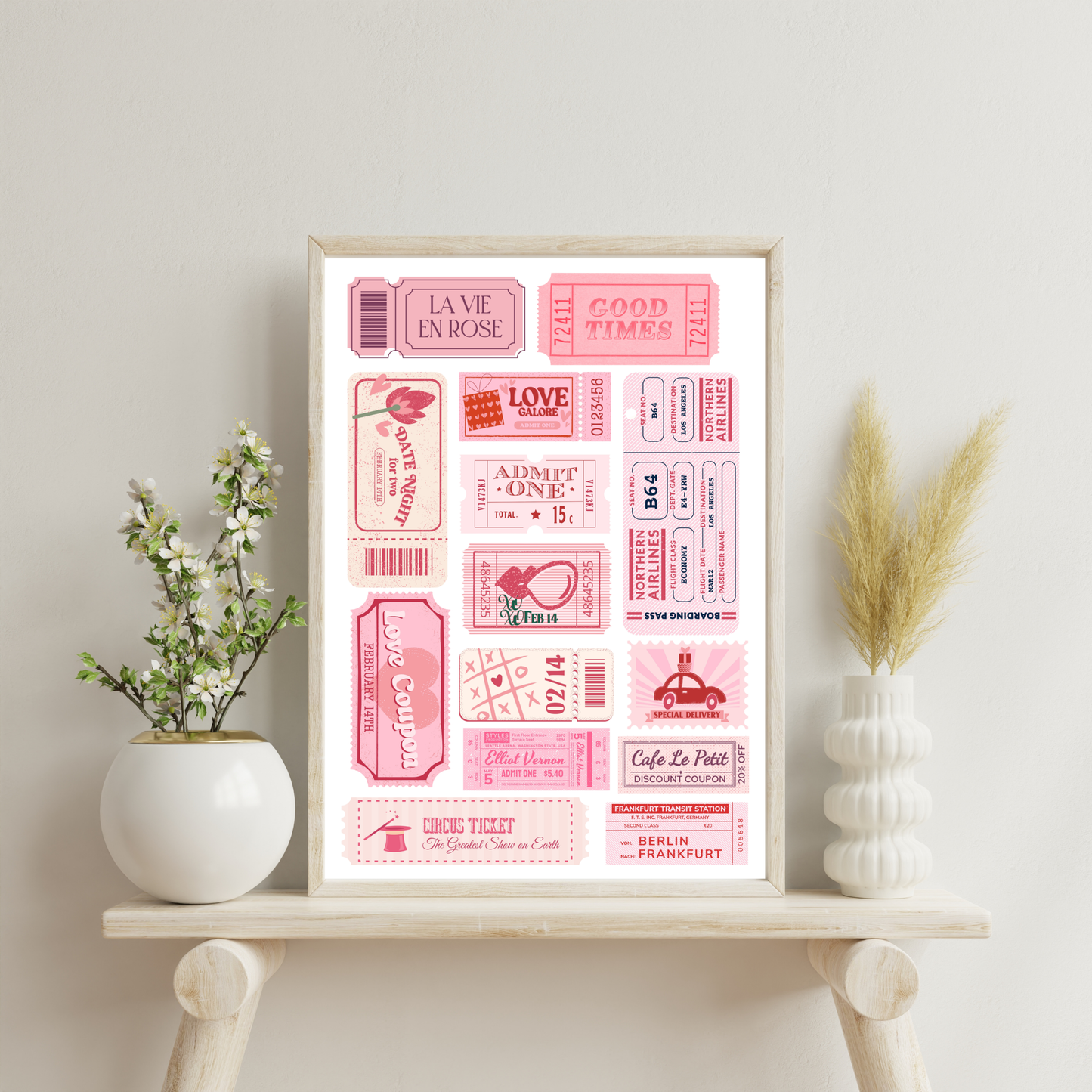 Love Coupons | Wall Print