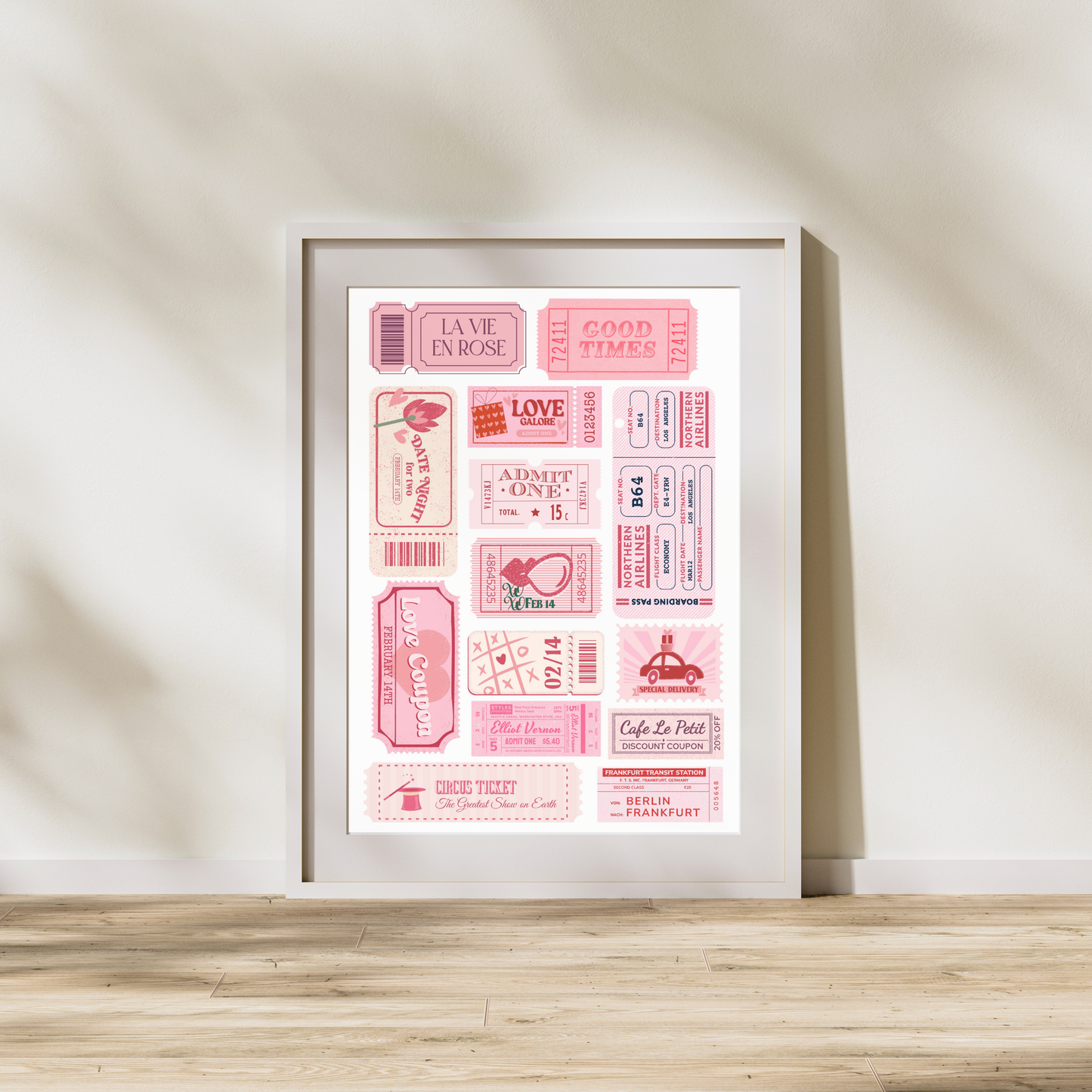 Love Coupons | Wall Print