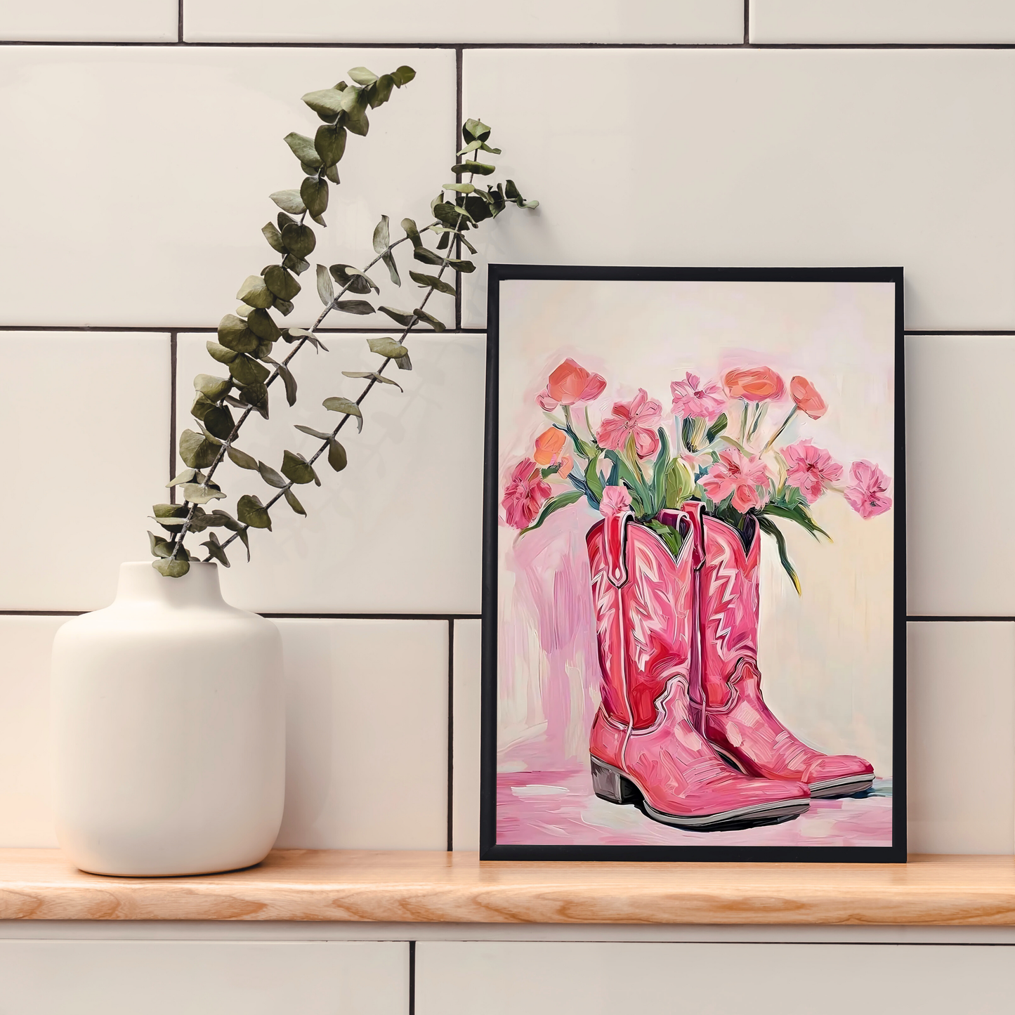 Blooming Boots | Wall Print