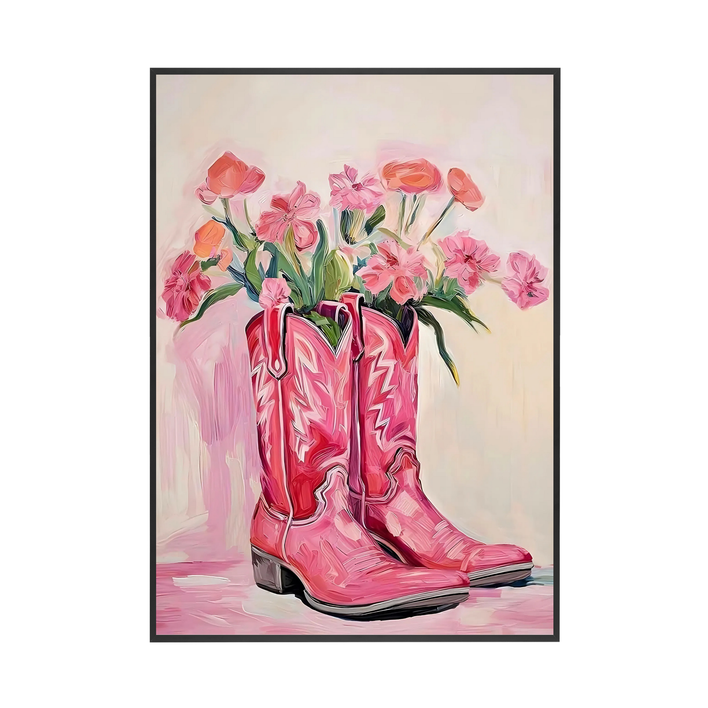 Blooming Boots | Wall Print